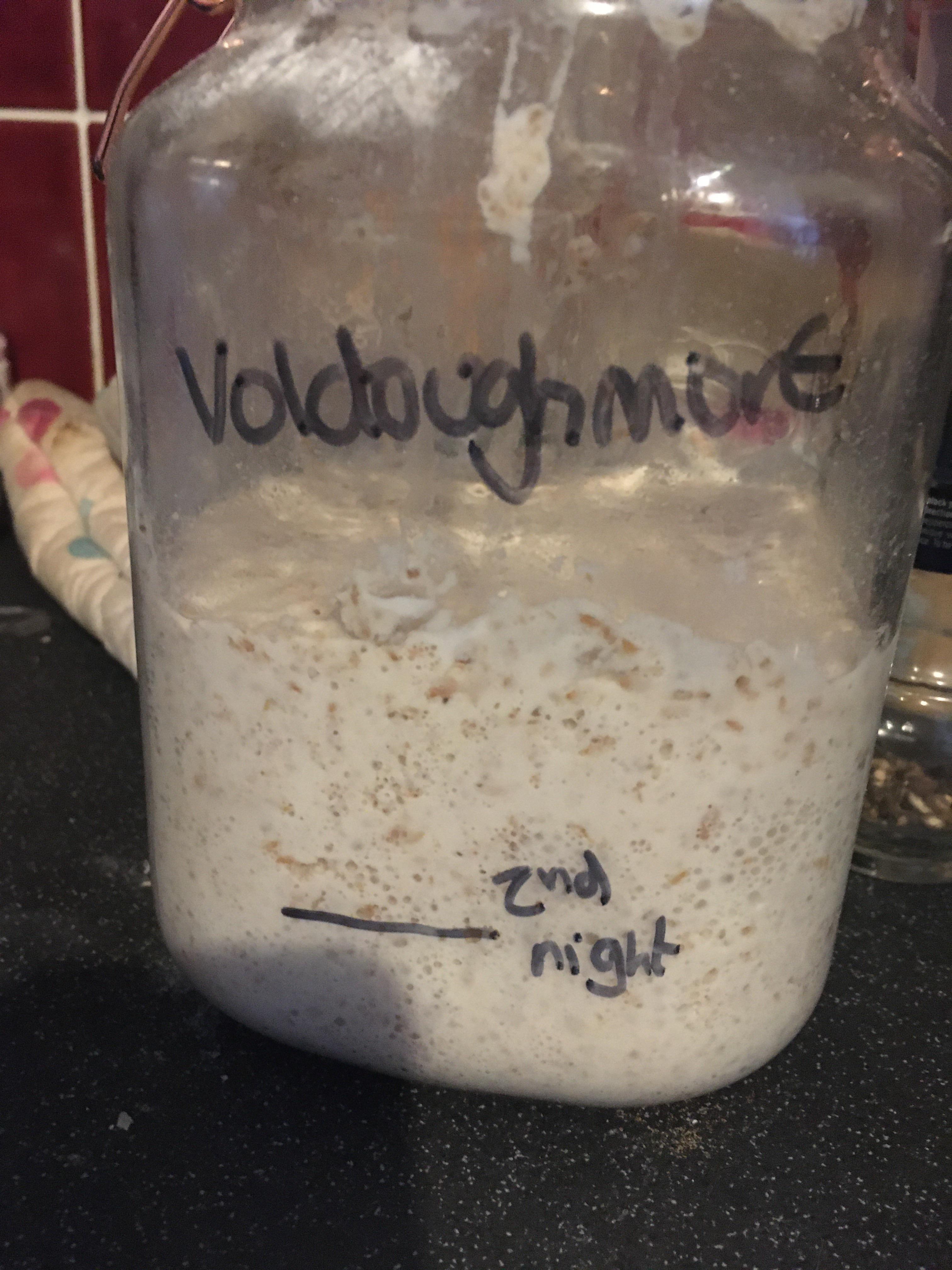 First ever attempt at a sourdough starter can’t believe how well it’s