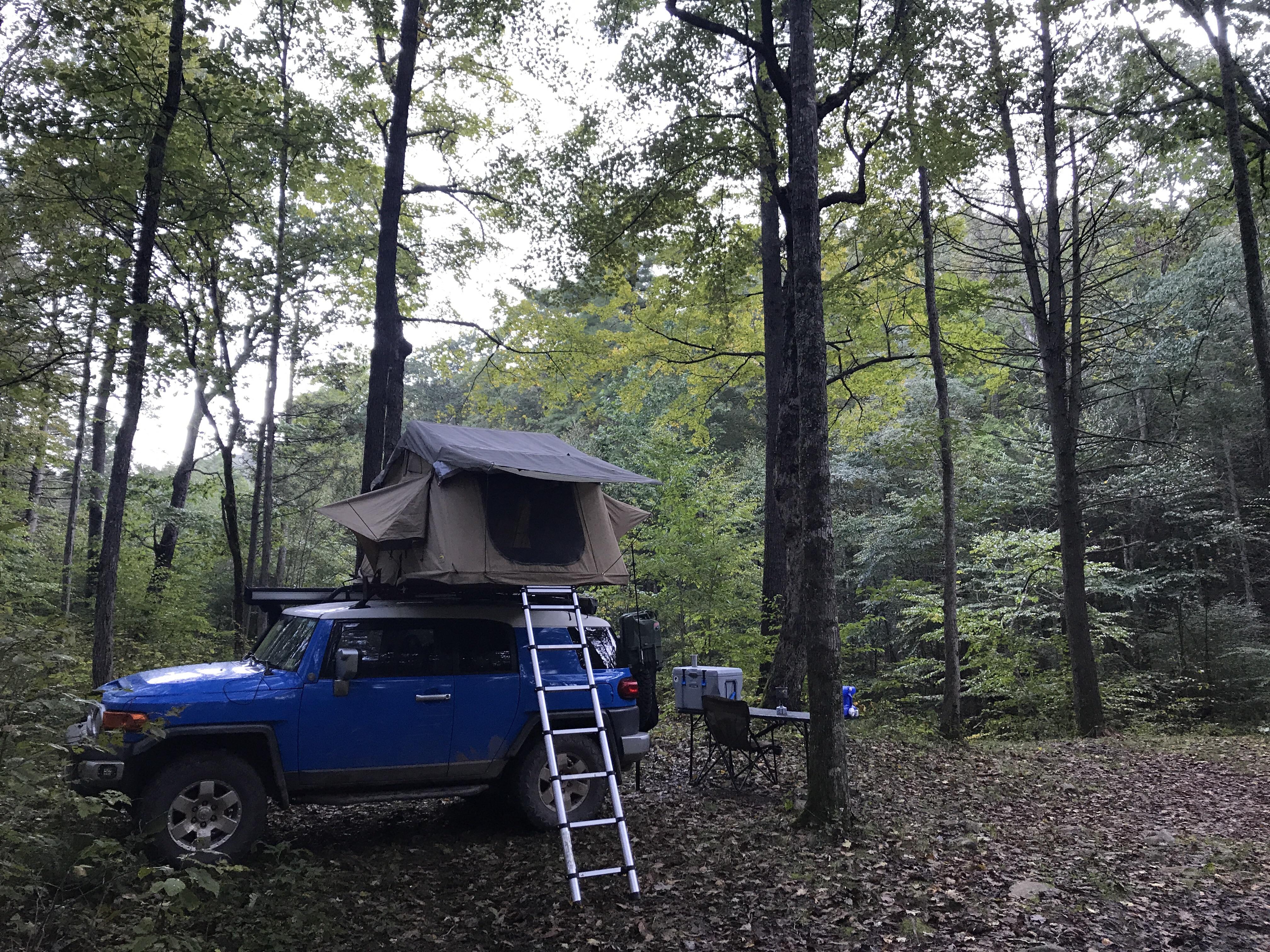 One of this year's many trips to the Washington National Forest r/rooftoptents