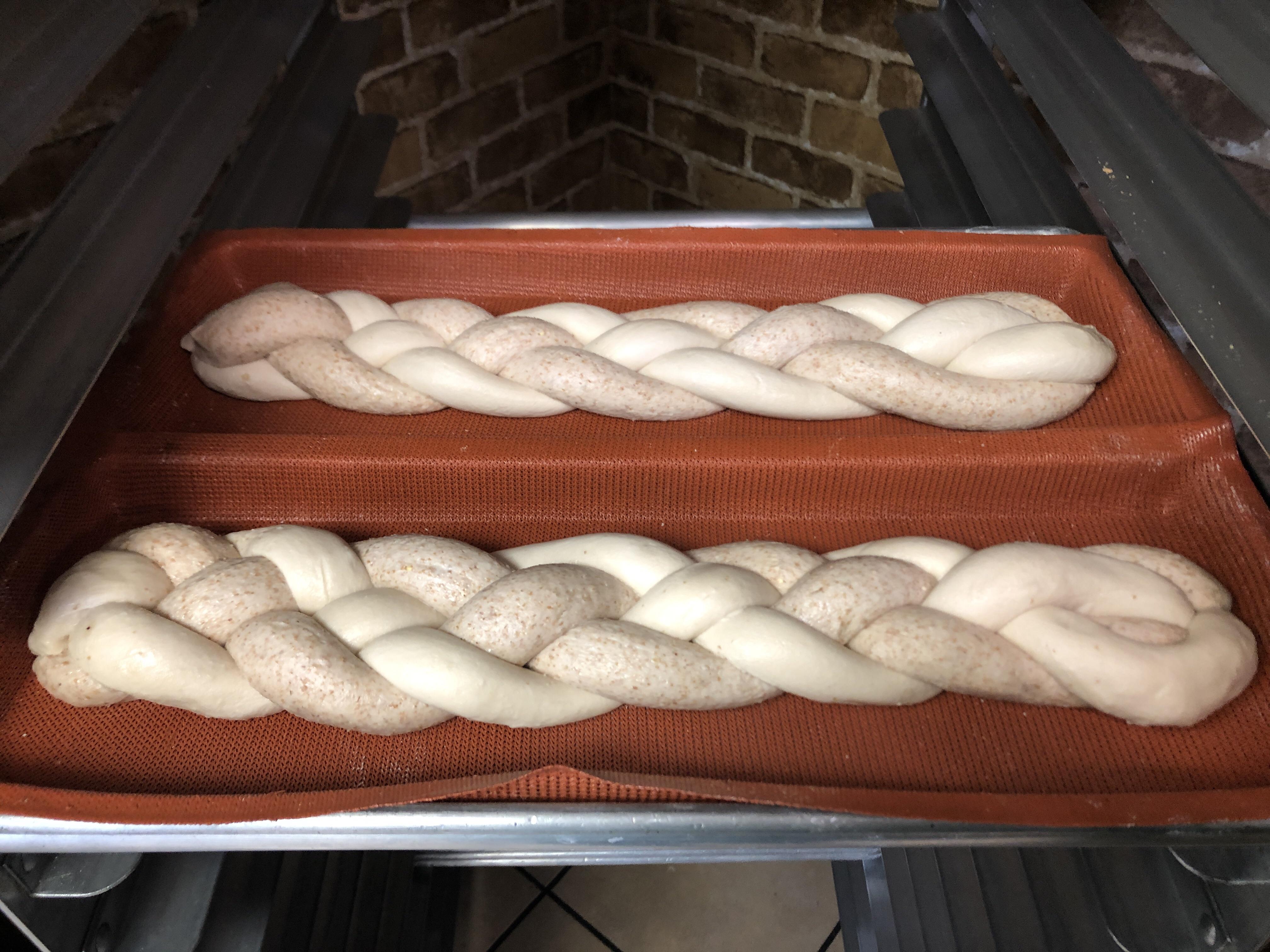 Love teaching newbies how to braid bread cause little do they know next order that comes in they