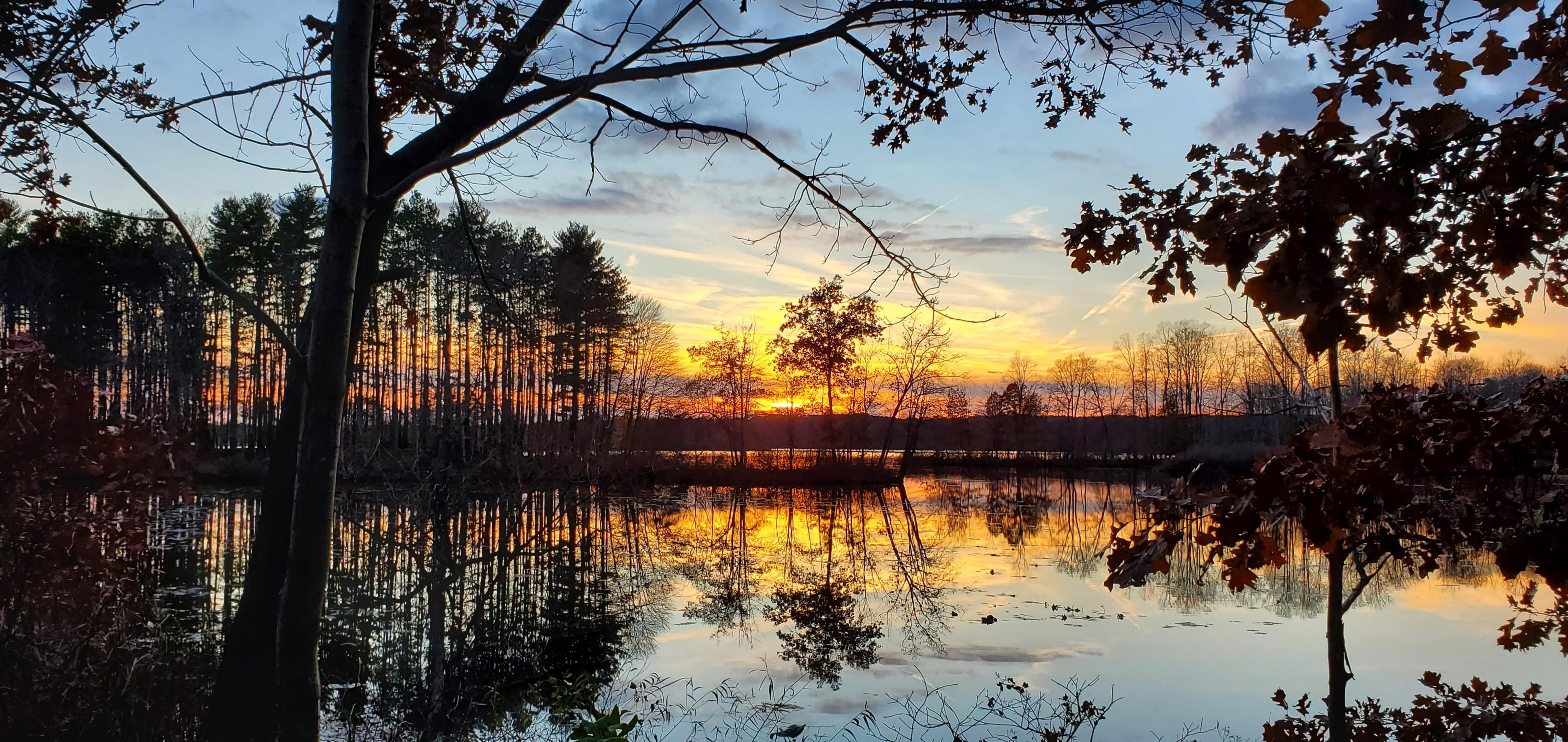 Sunset Akron Ohio [3746x1772] November 19, 2021 [OC] r/EarthPorn
