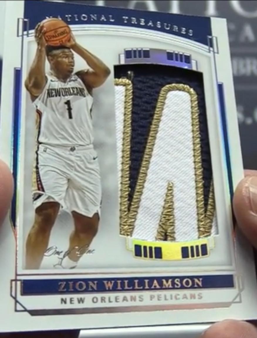 1/1 Zion Patch pulled by Layton Sports Cards r/basketballcards