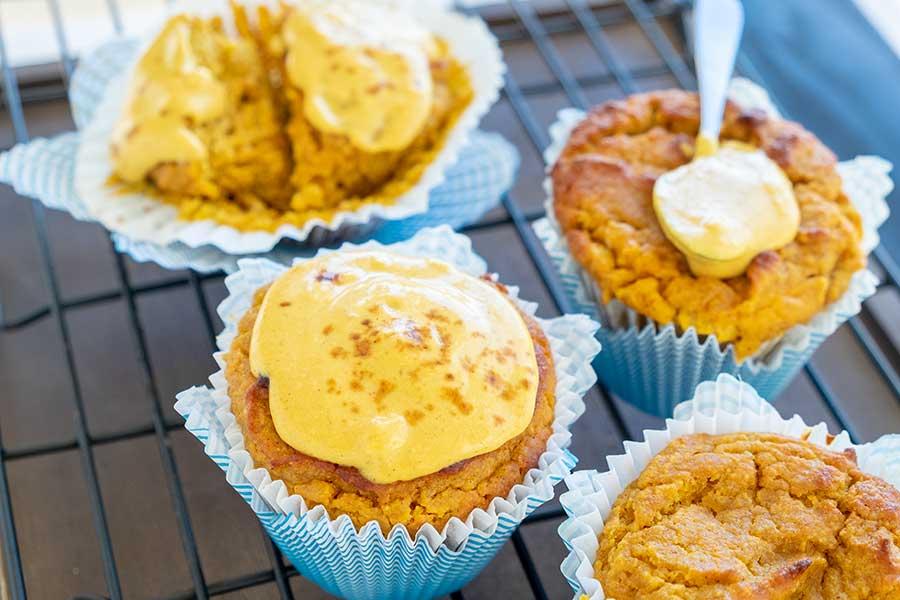 Pumpkin Cream Cheese Swirl Muffin Just imagine a muffin melting in