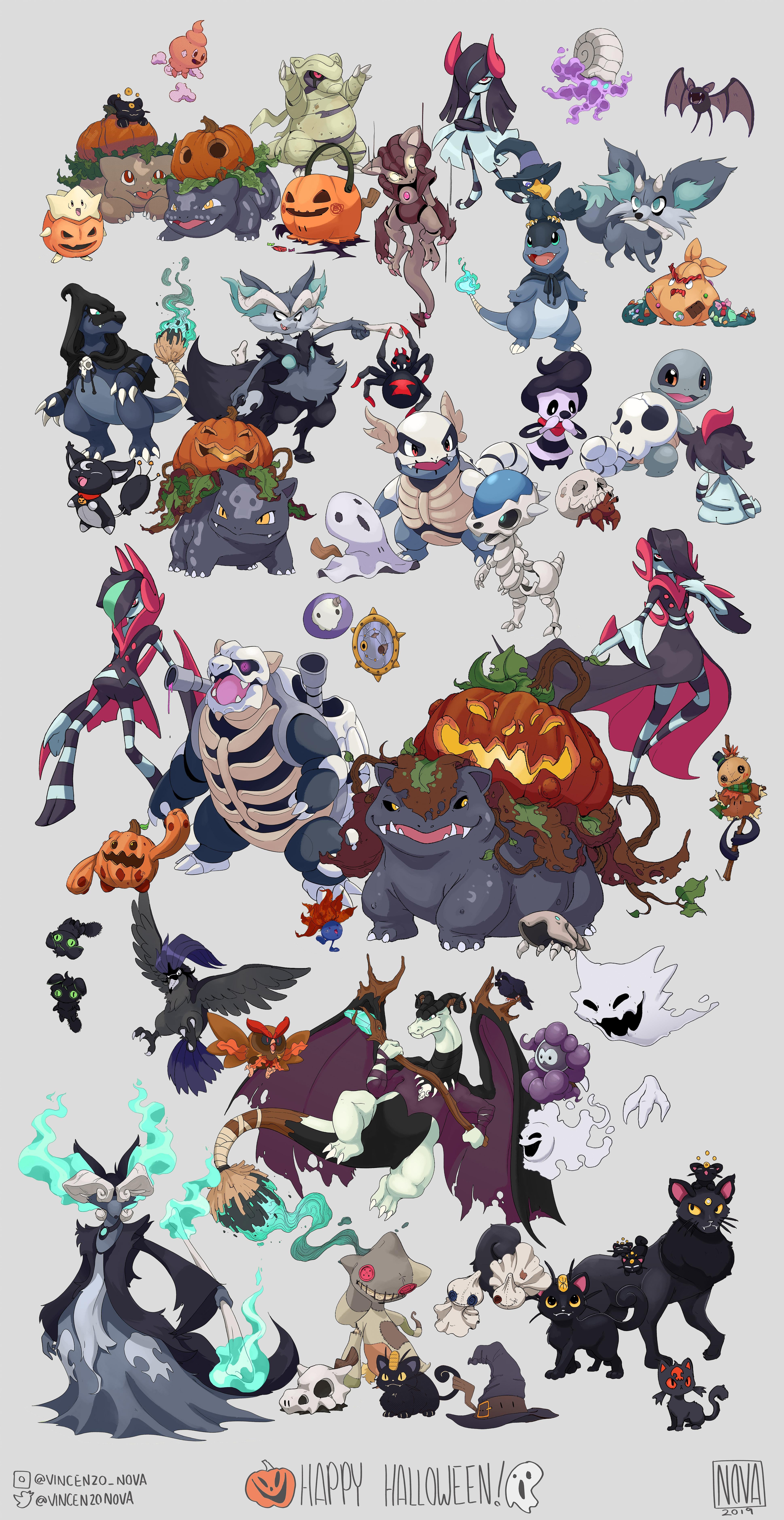 1 best ideas for coloring Pokemon Halloween Checklist