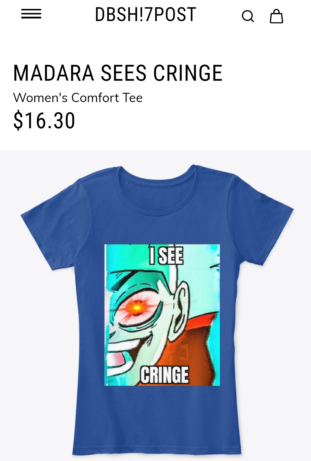 The perfect t shirt for scrolling through this sub reddit (read reply