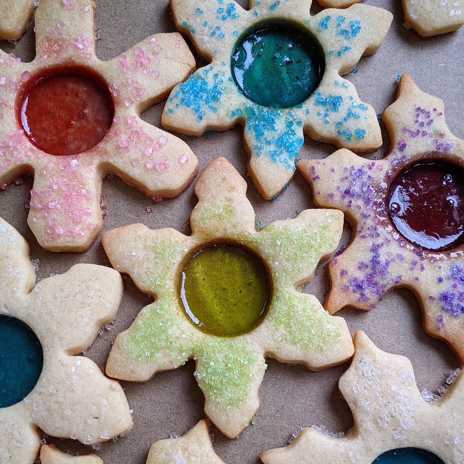 Stained glass sugar cookies—so much fun to make! r/Baking