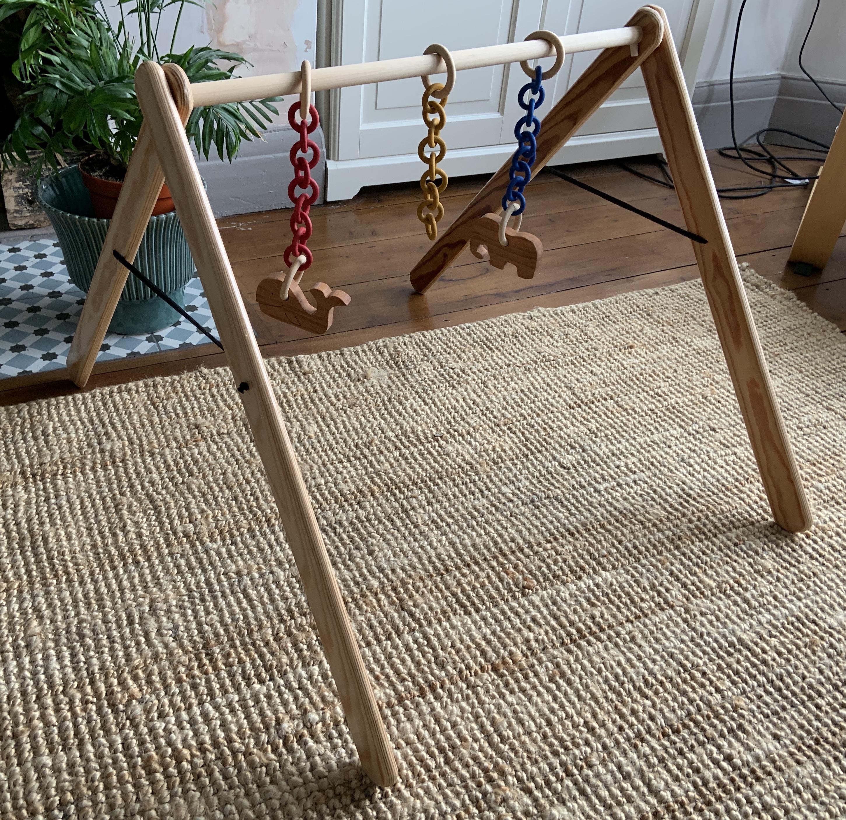 Made this baby play gym ready for the new arrival. r/BeginnerWoodWorking