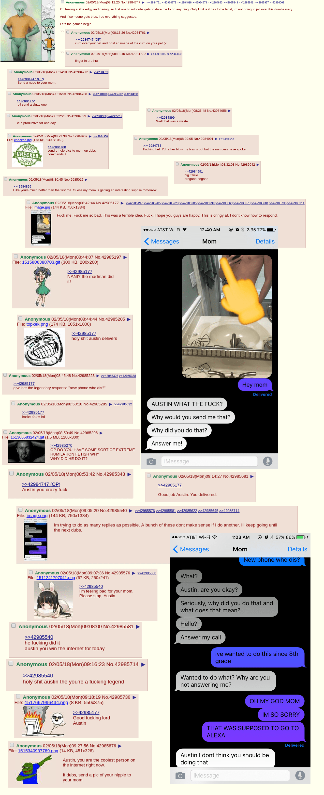 Anon sends a nude : 4chan