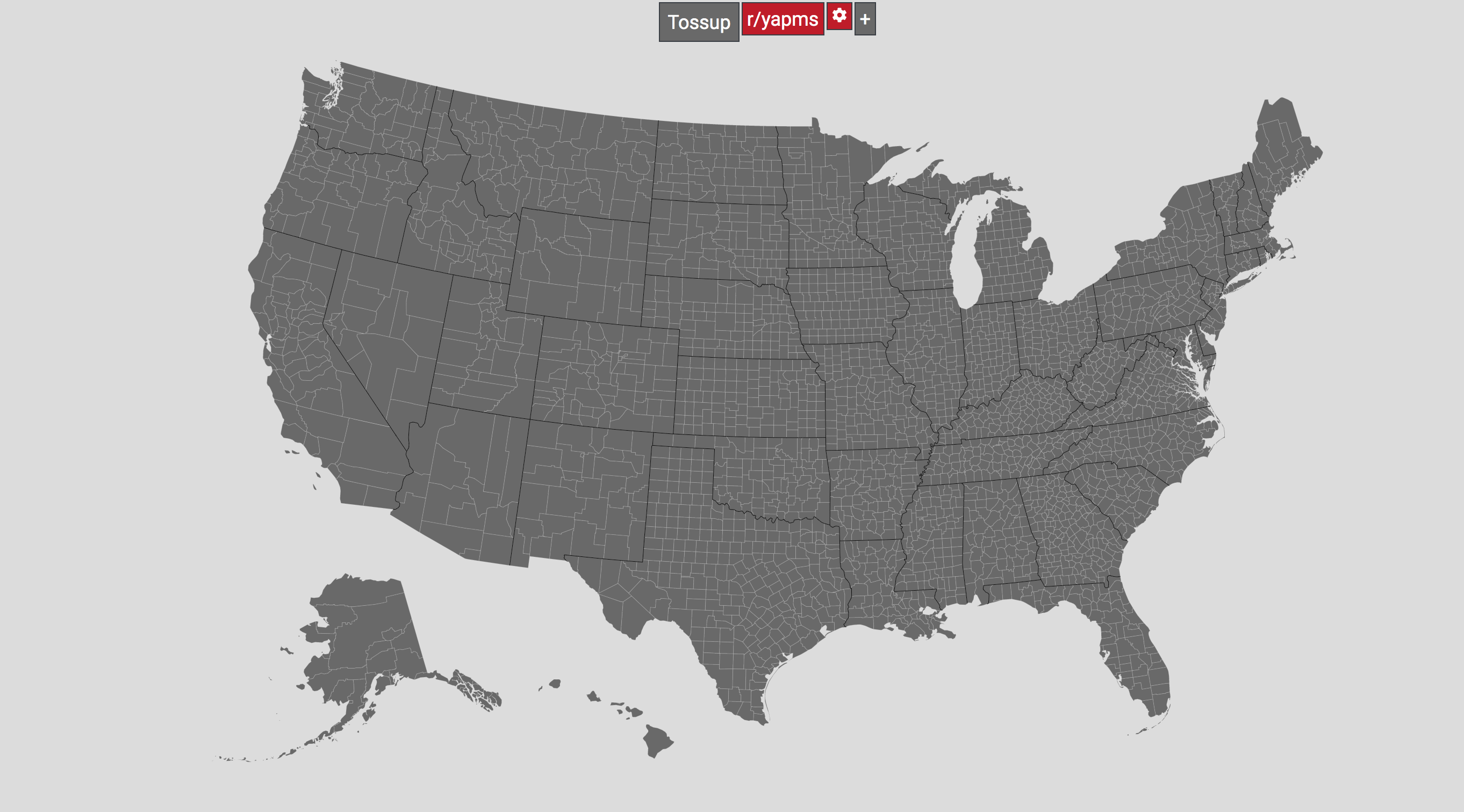 Type your home county in the comments and I´ll fill this map r/YAPms