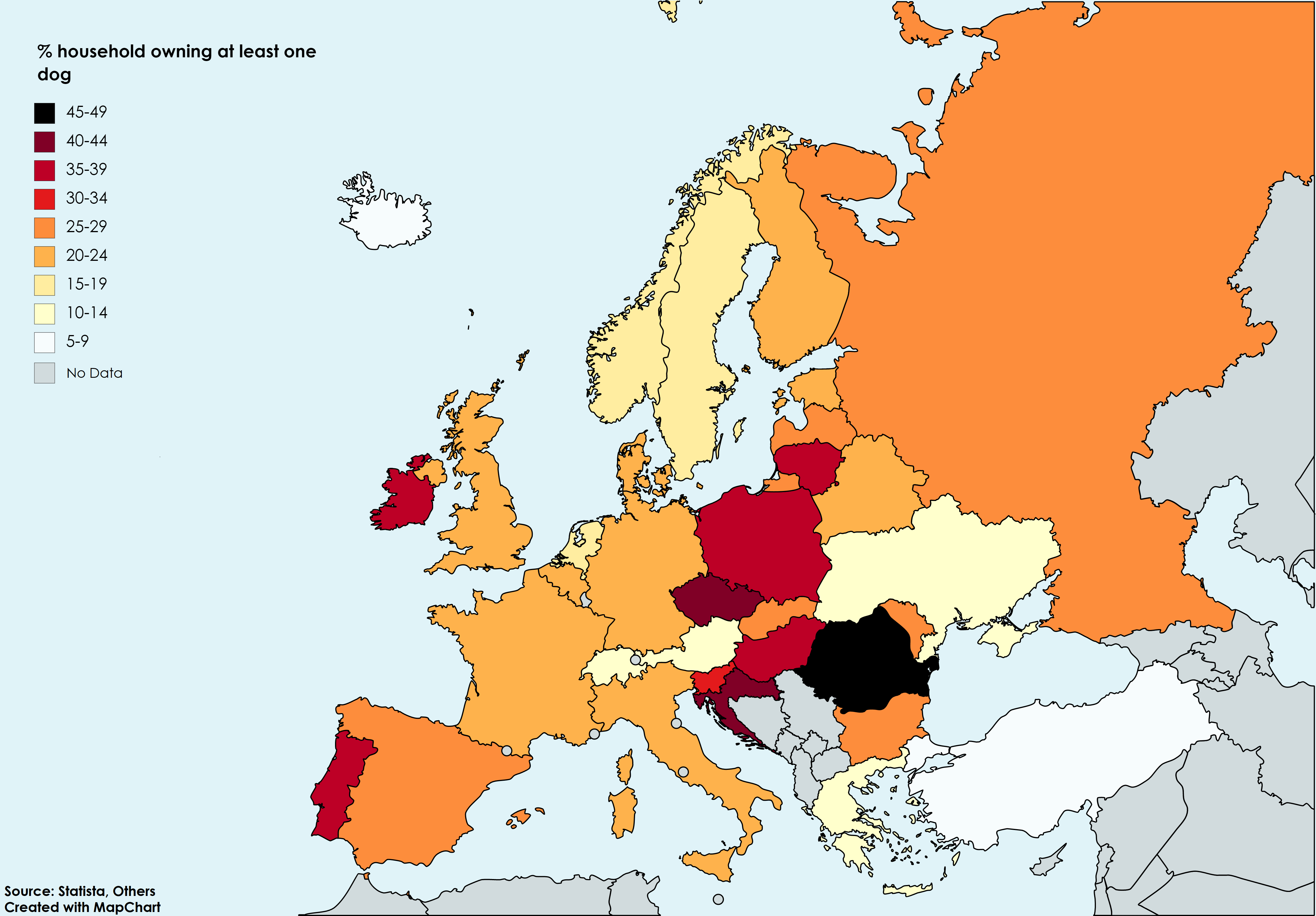 Dog Ownership in Europe r/europe