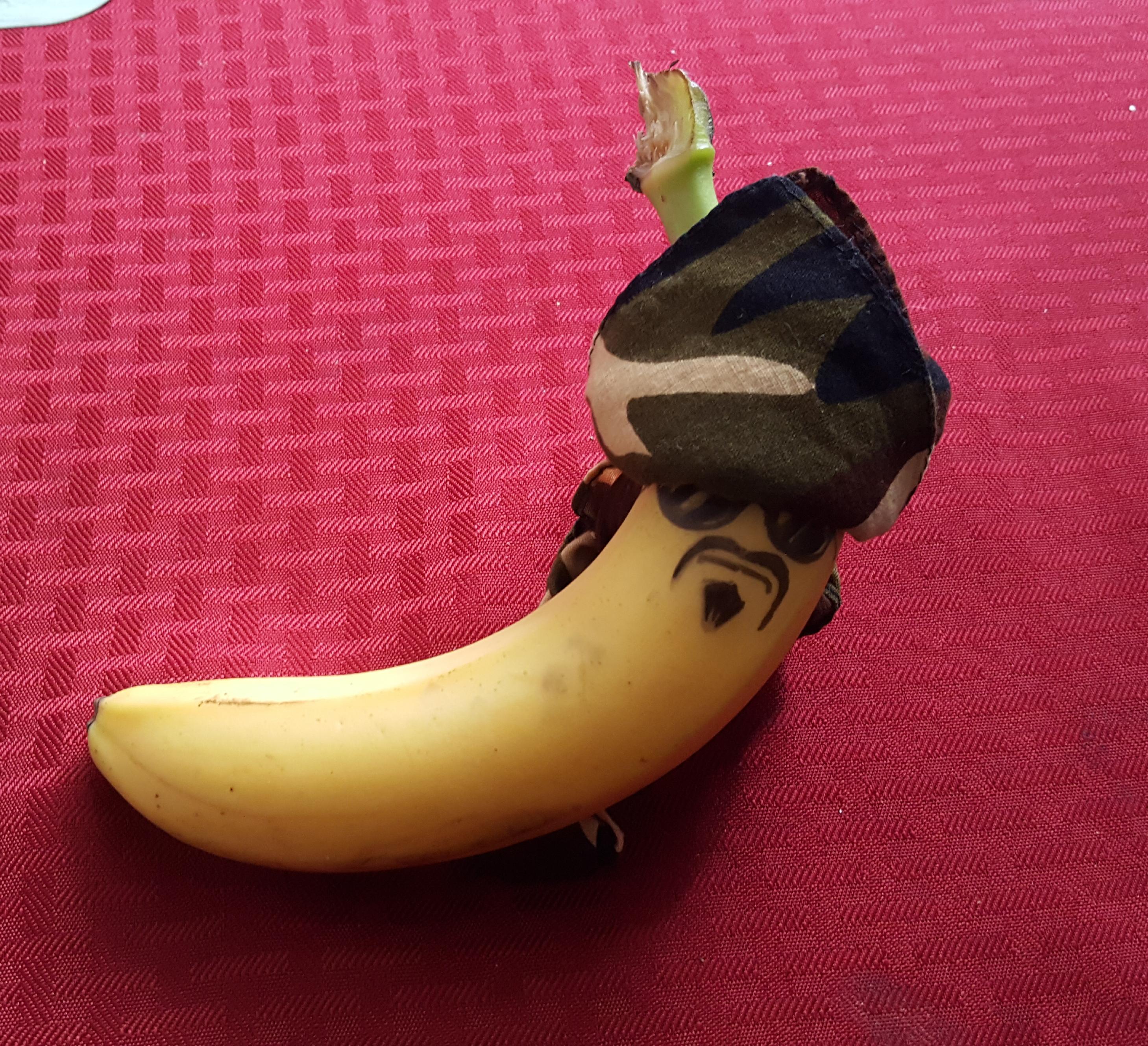 My husband gifted me a Bandana Banana. r/funny