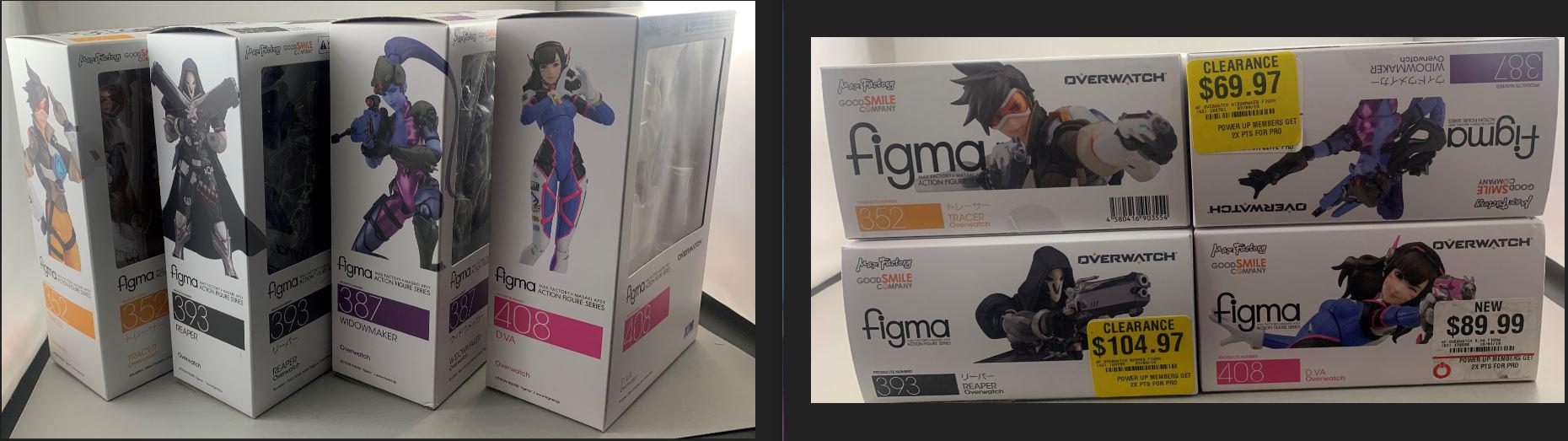 Gamestop Clearance Haul Paid around 80 for 4 Figma's!! r/ActionFigures