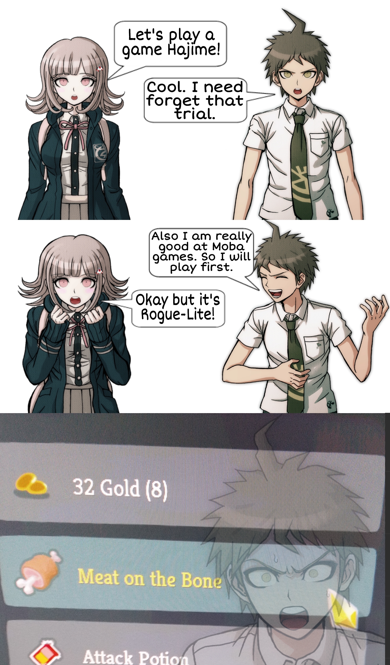 Poor Hajime (GameSlay the Spire) danganronpa