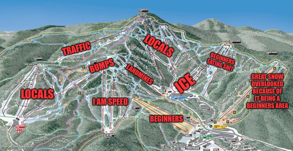 Honest Trail Map Killington r/icecoast