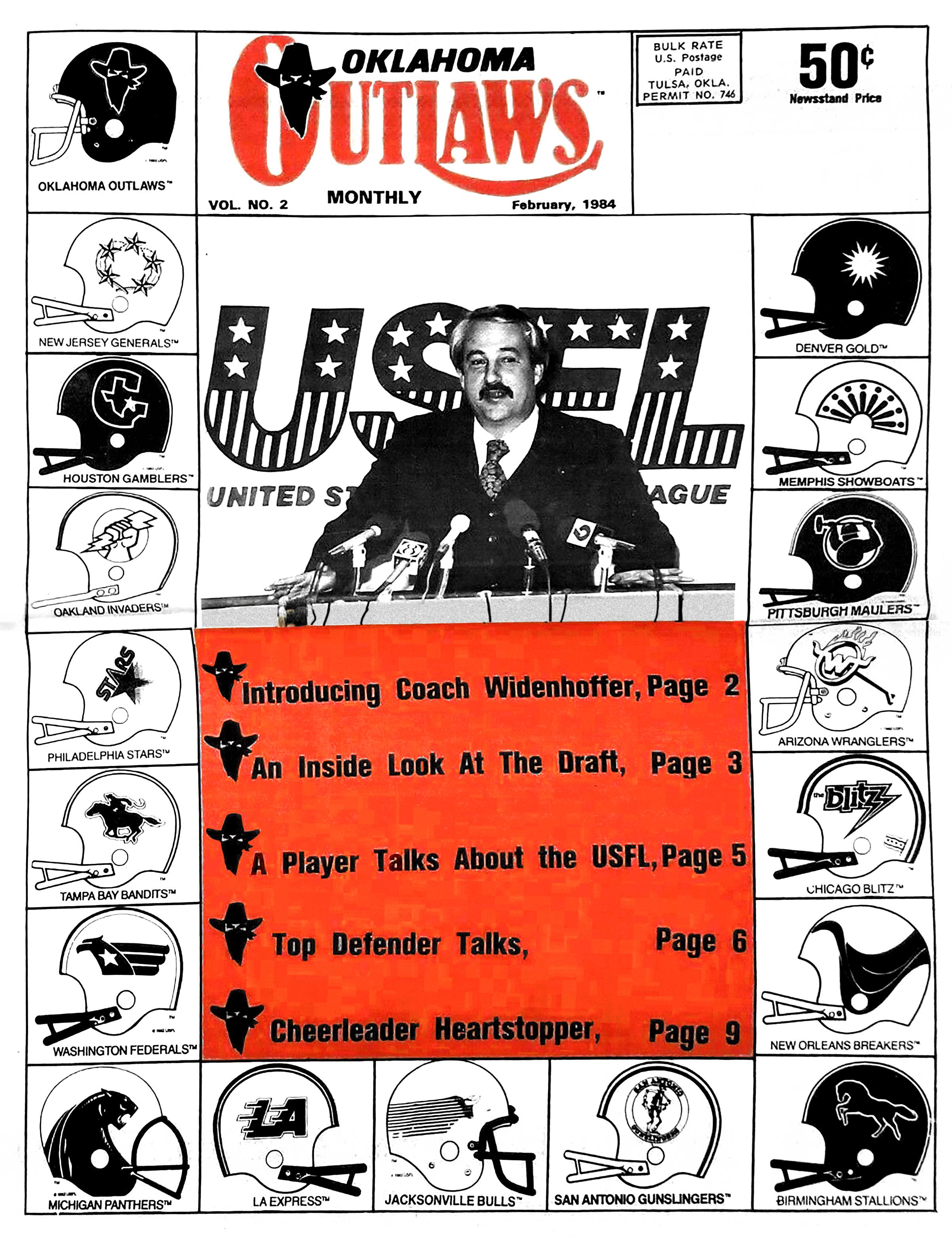 Oklahoma Outlaws, 1984 publication r/USFL