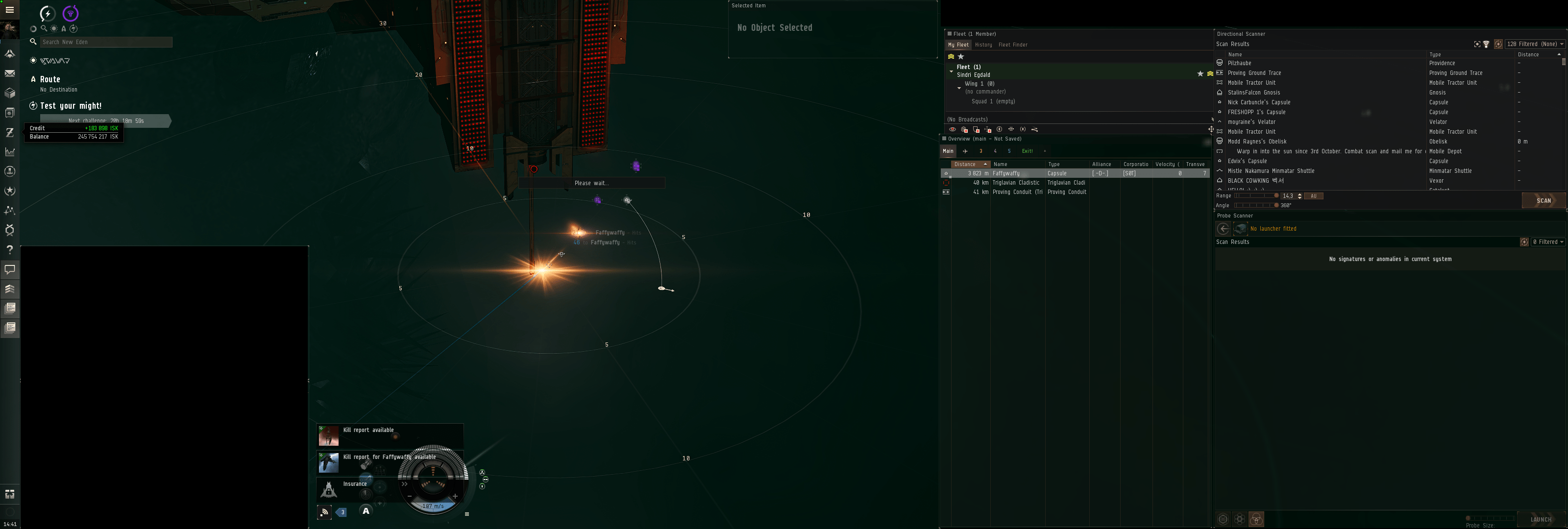 Eve Online Me after I'm only 50 through paying off my procurer and i