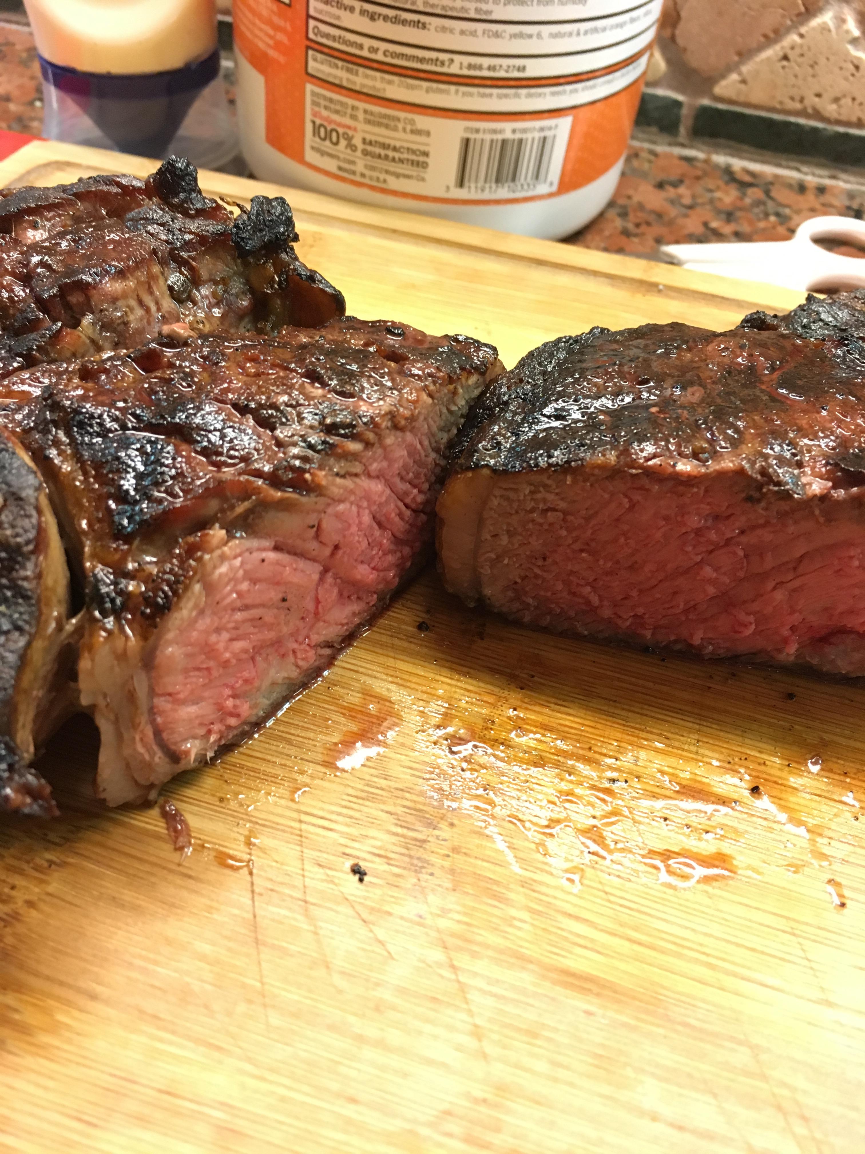 22oz Prime Ribeye, from whole foods, came out amazing. r/steak