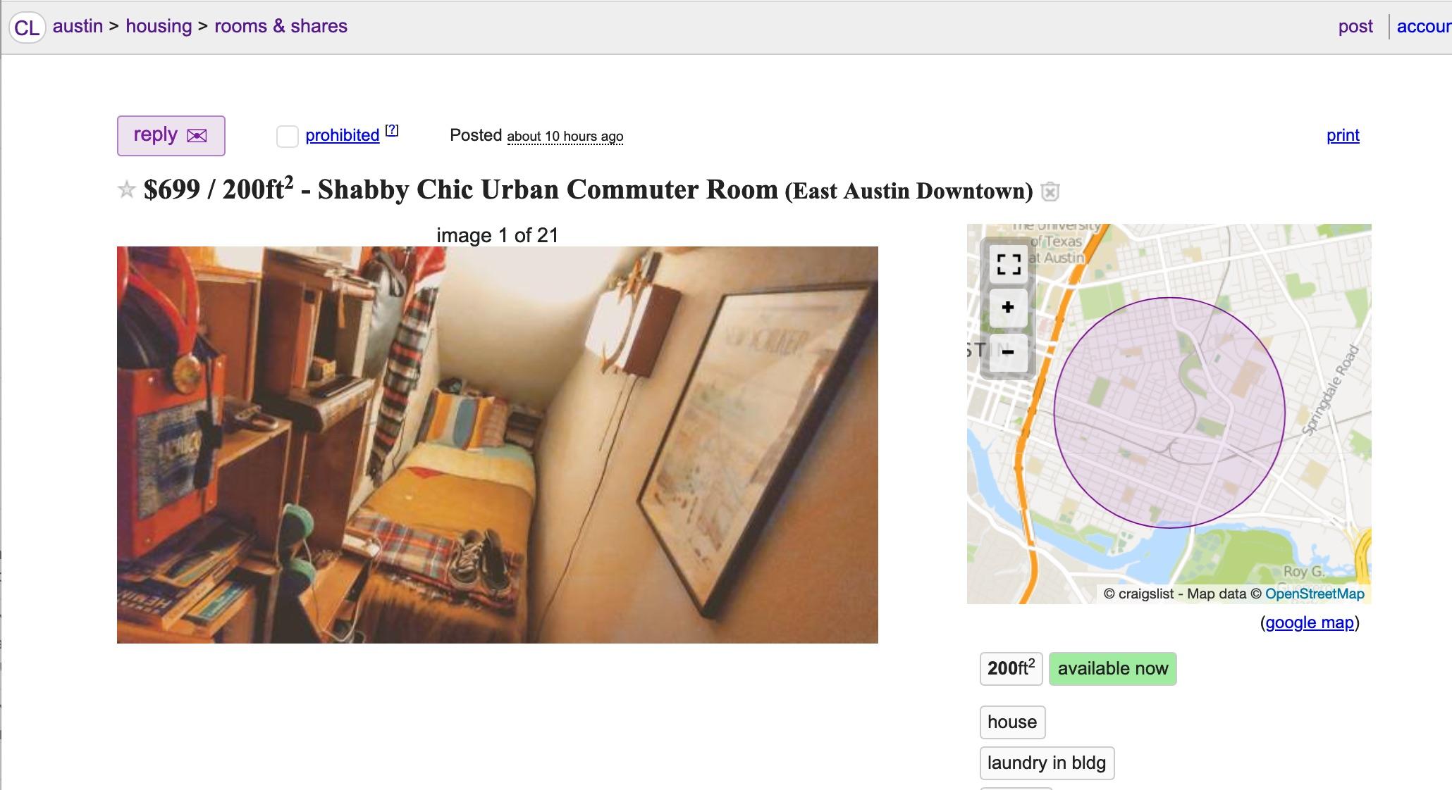Craigslist Austin Rooms For Rent Austin Show