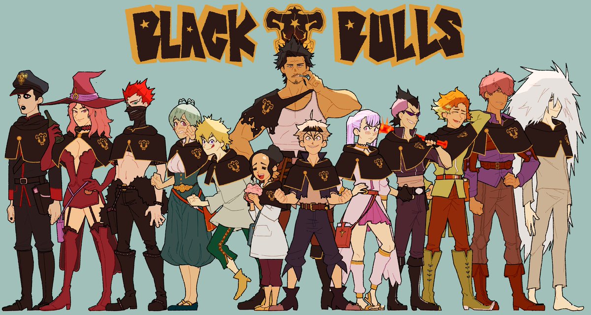 BLACK BULLS (by the_idooski) r/BlackClover
