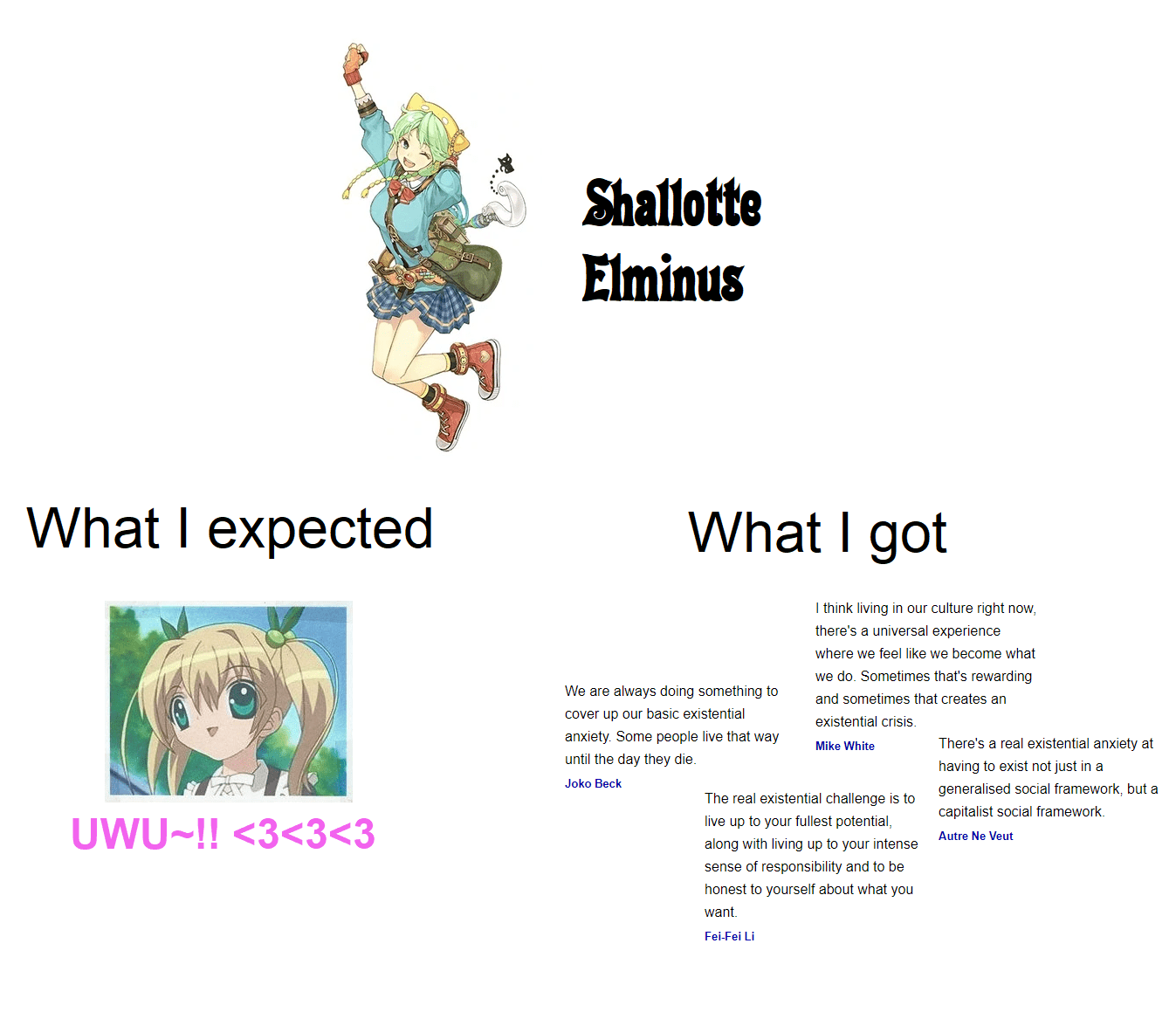 The Shallotte experience r/Atelier