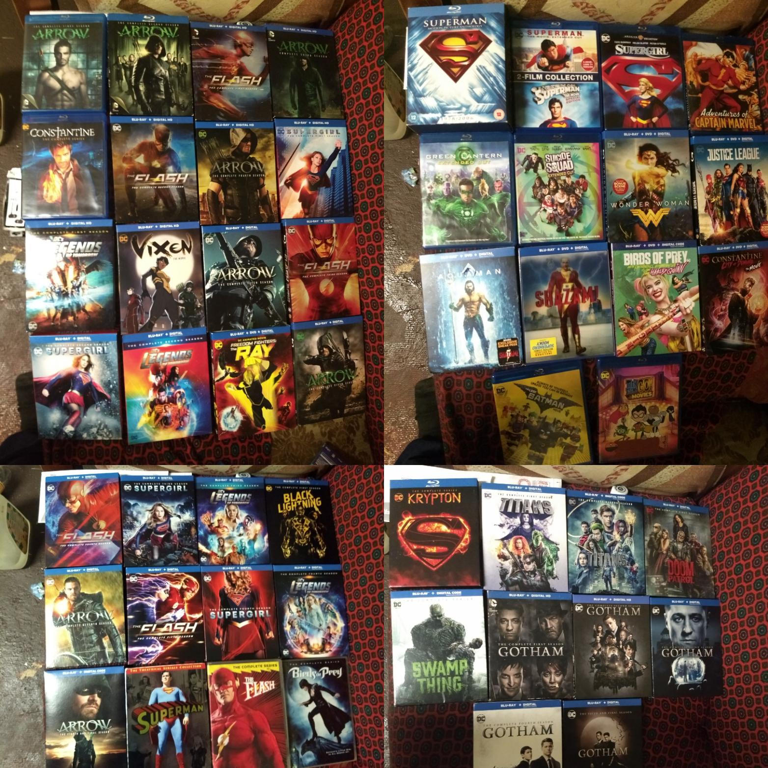 My DC Comics TV and movies collection. So maybe I'm not the biggest Batman fan... r/dvdcollection