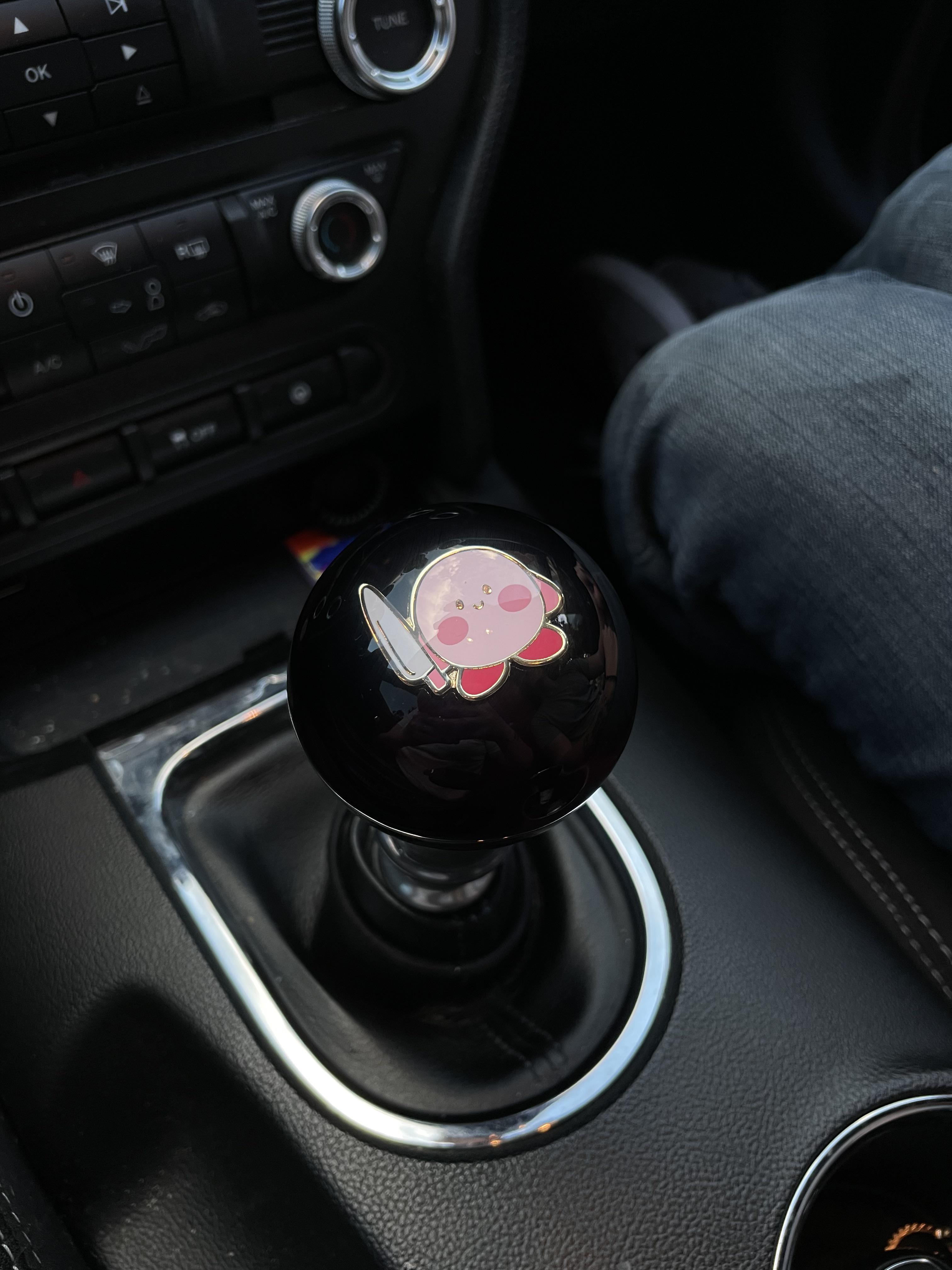 IVE SECURED THE KIRBY SHIFT KNOB r/stickshift