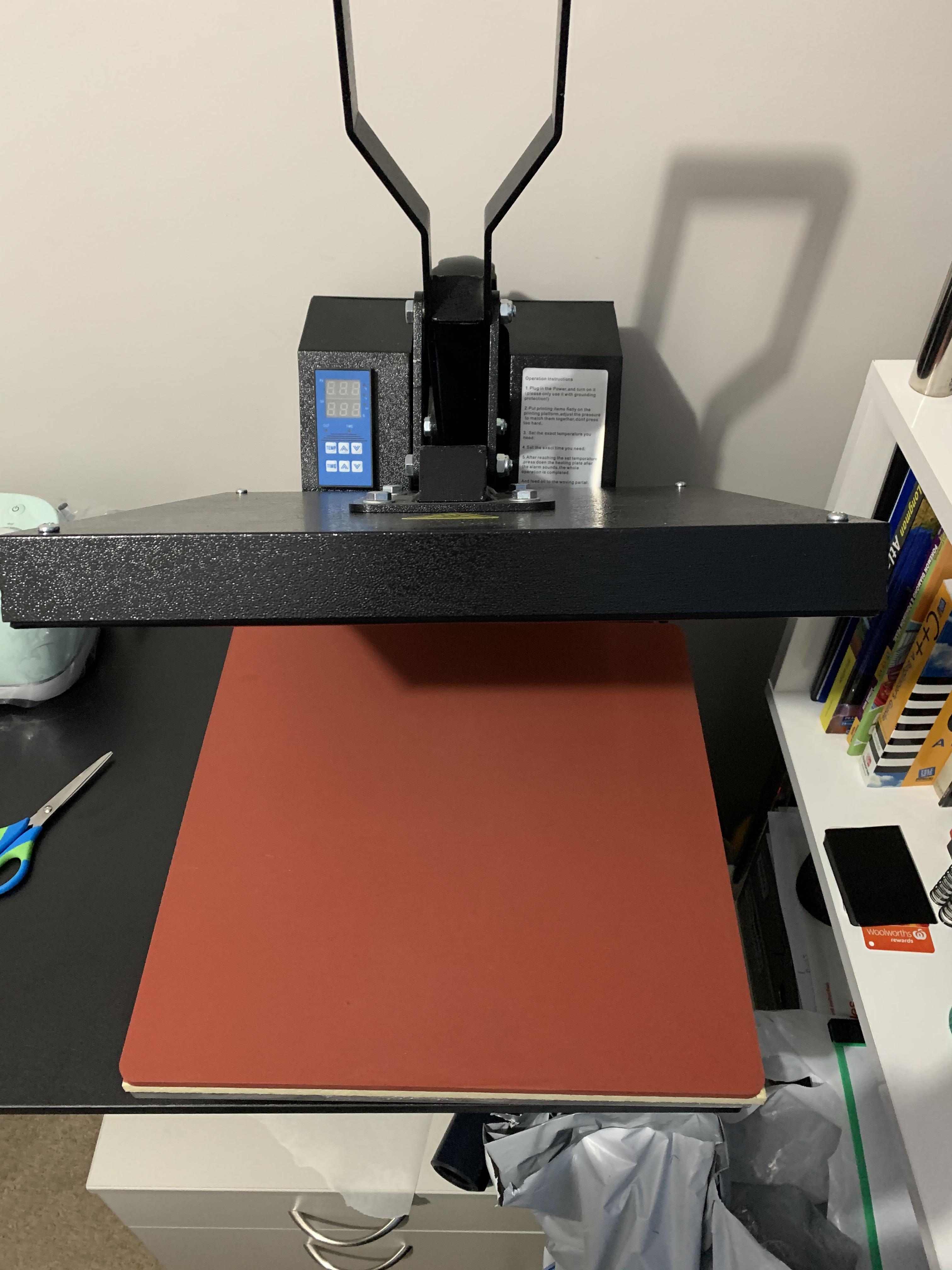 Does anyone know how to fix a slanted platen for heat press? Came like