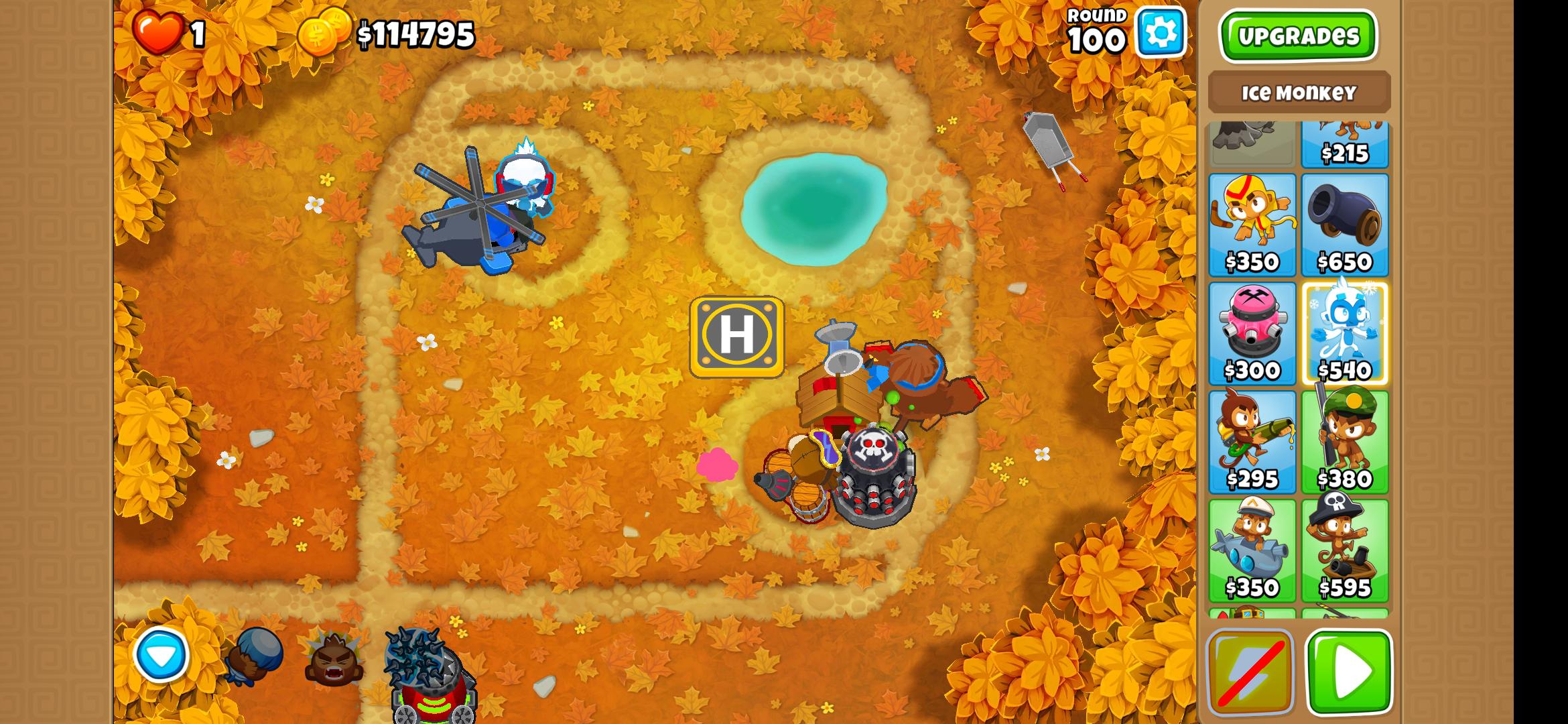 Cheapest chimps on in the loop 58170 spent r/btd6