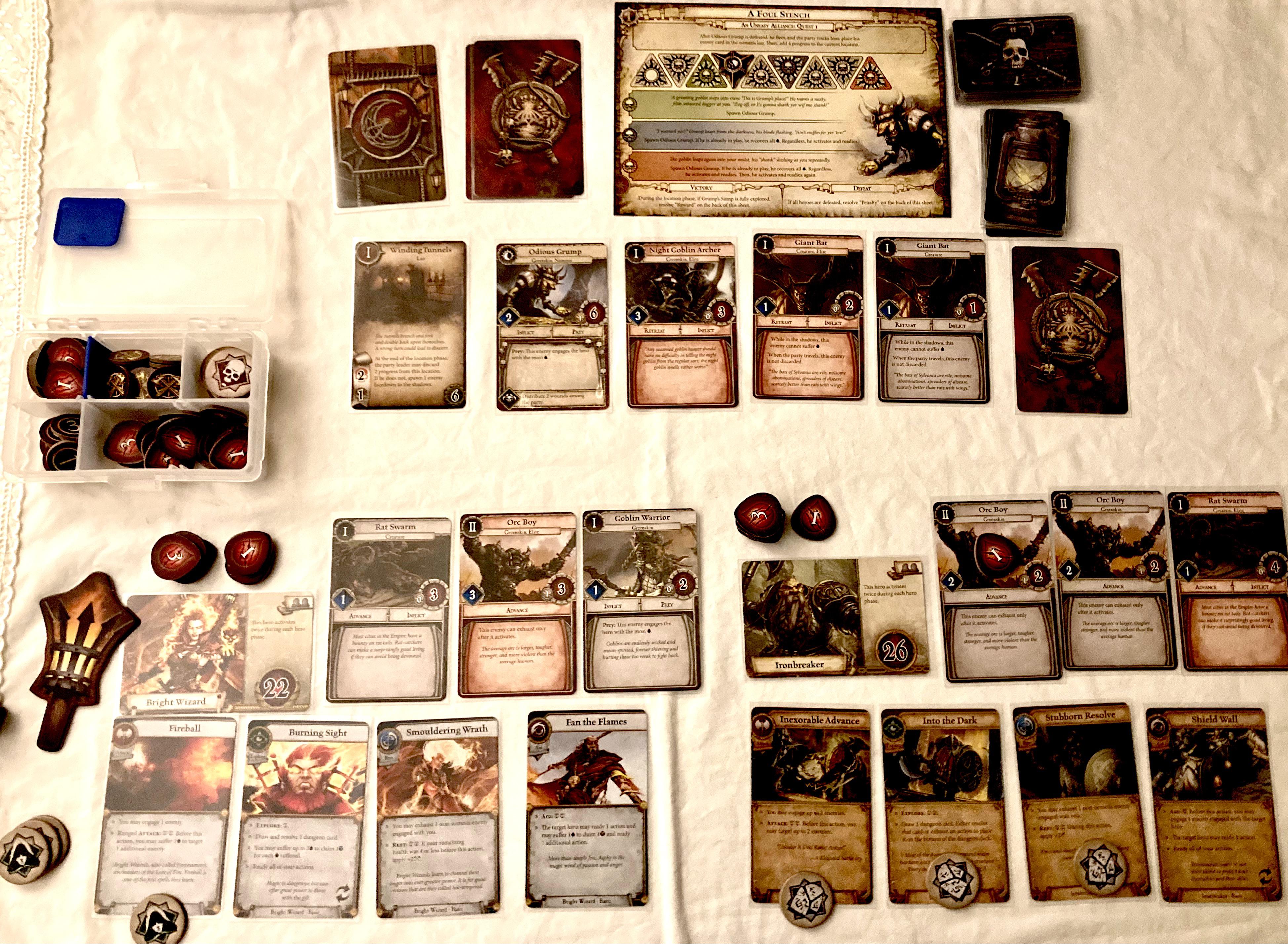 Warhammer Quest The Adventure Card Game r/soloboardgaming
