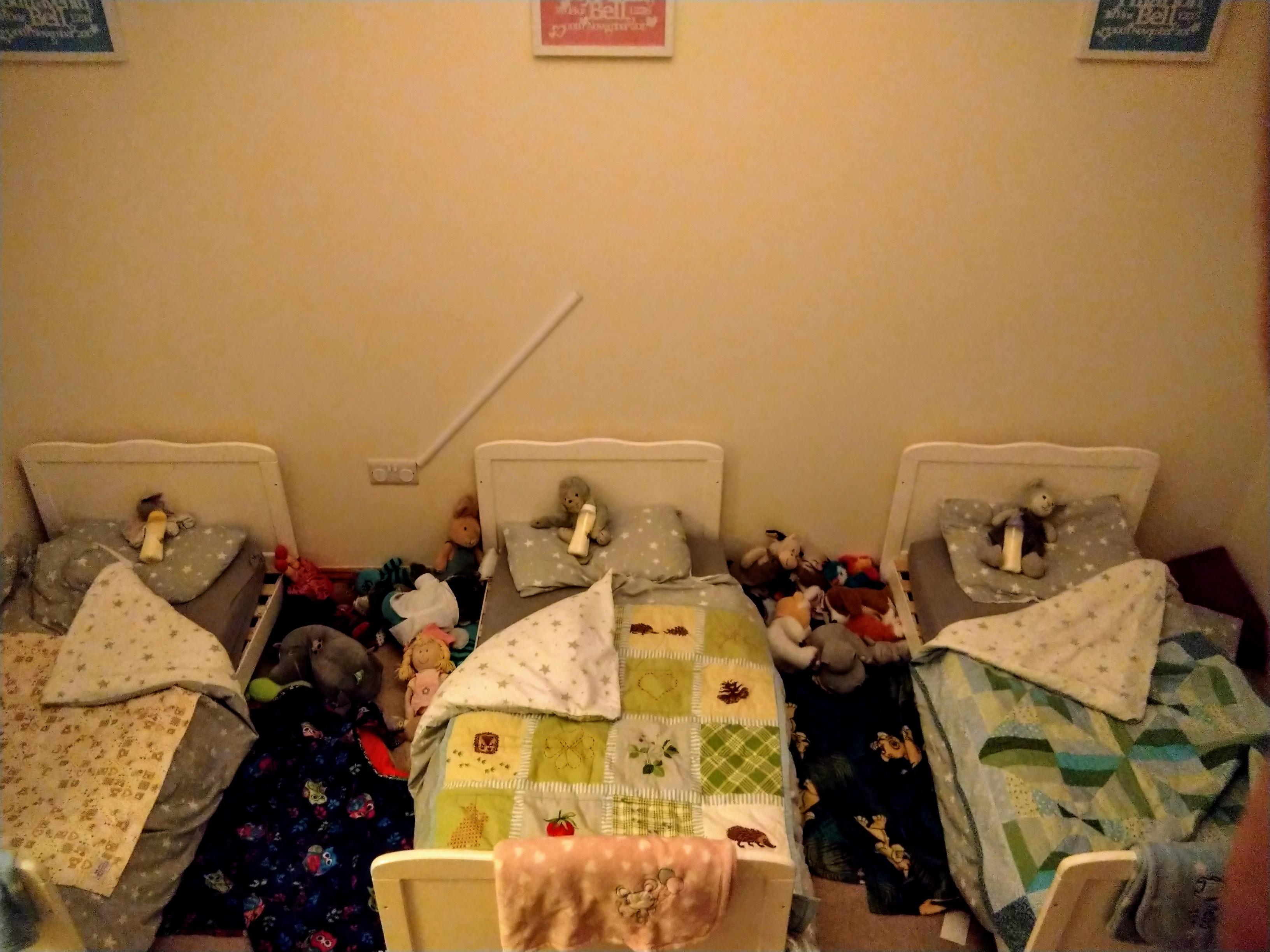 The greatest feeling a triplet parent can ever know... Going to prepare