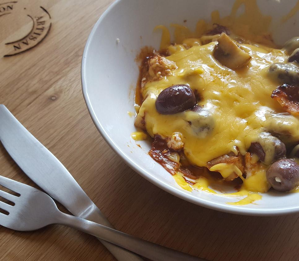 Keto Pizza Bowl r/ketorecipes