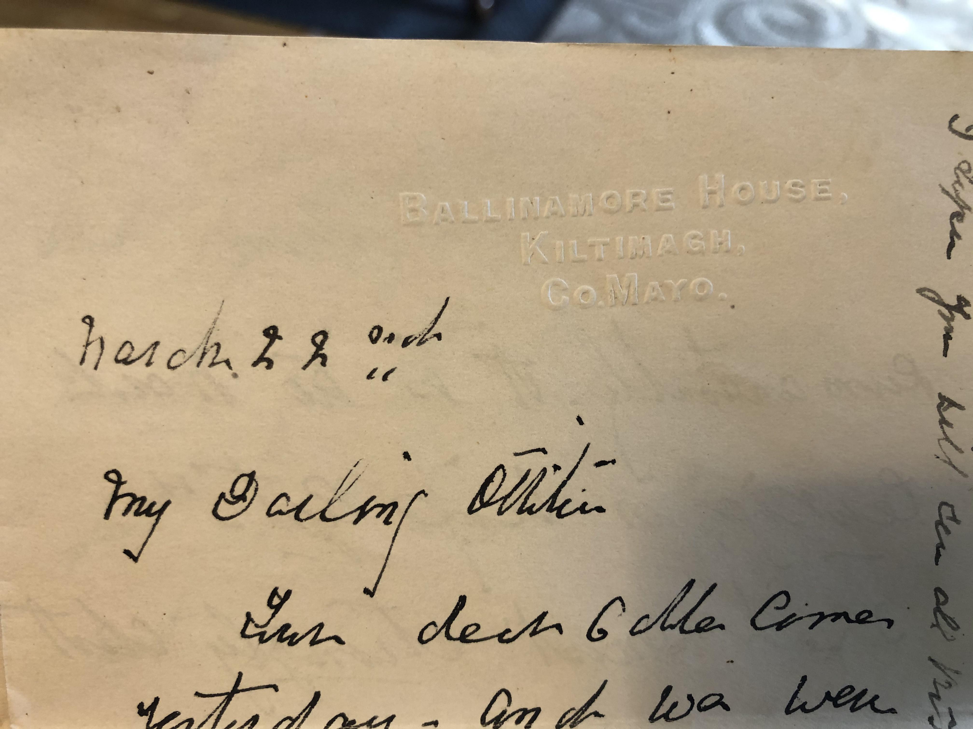 Found an old letter at my inlaw’s Victorian home. I know who and where