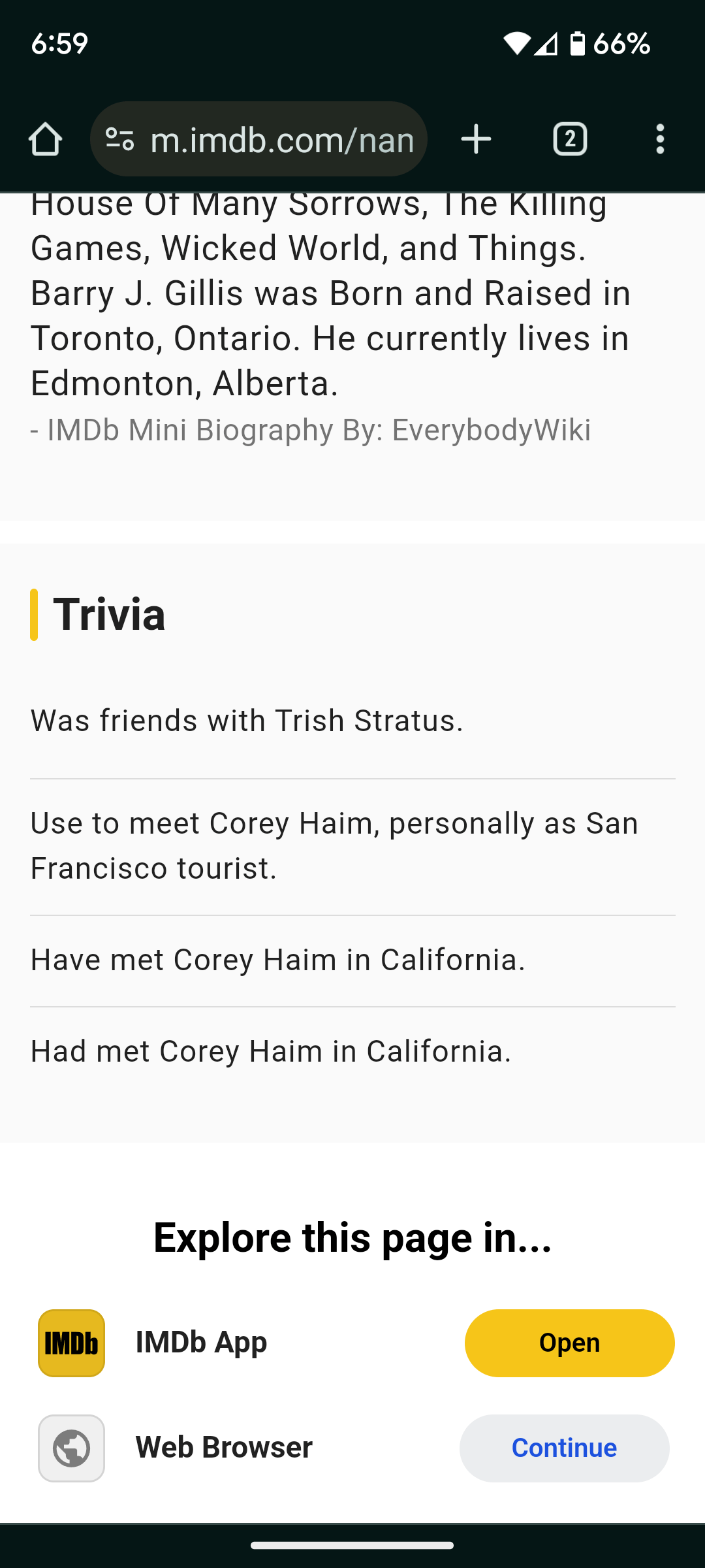 Barry J Gillis trivia r/RedLetterMedia