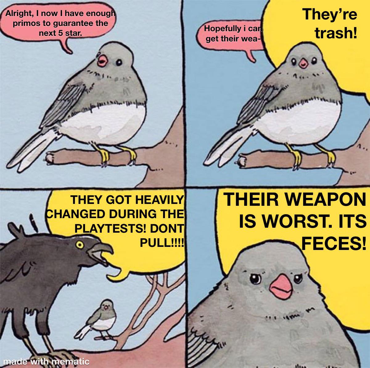 My brother is obsessed with leaks (__) r/Genshin_Memepact
