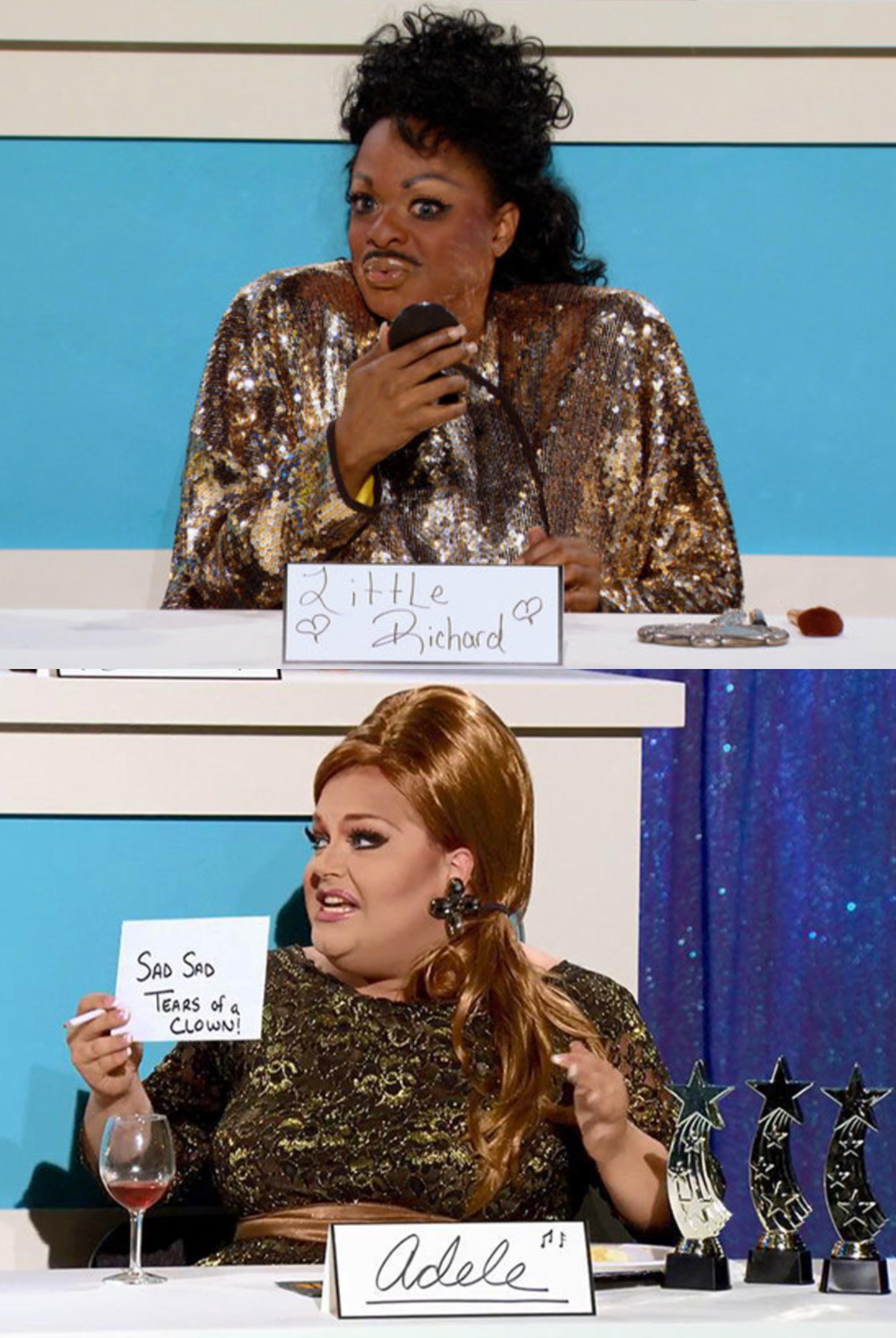 4 years ago... Ginger and Kennedy serving two iconic snatch game