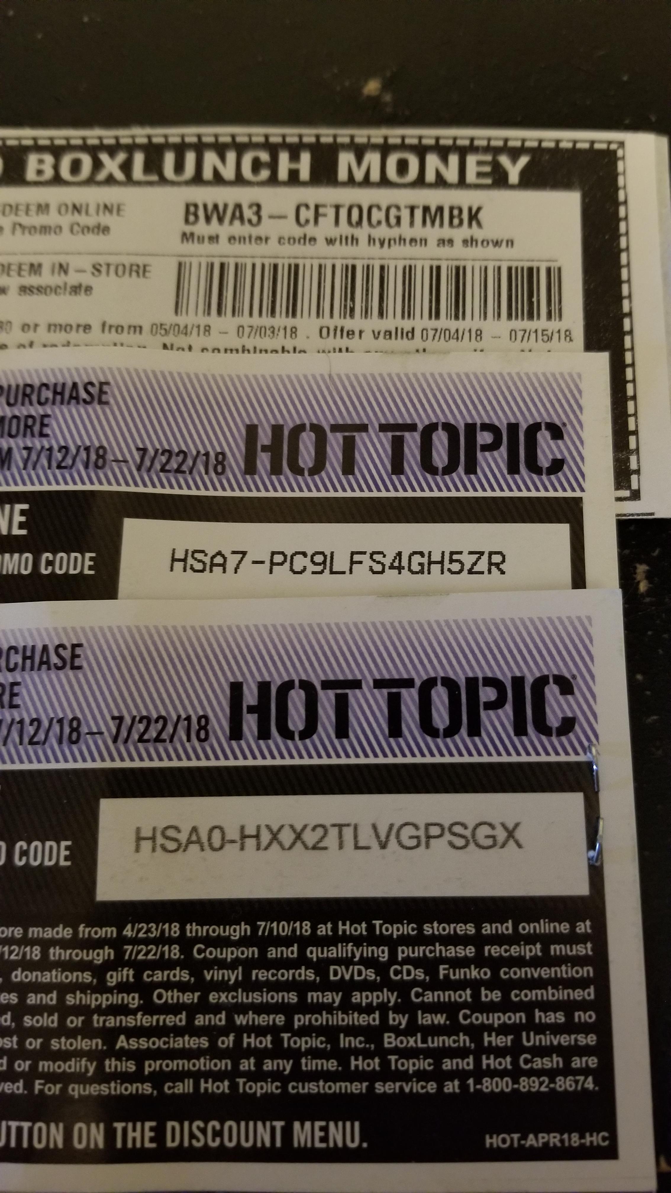 Box lunch money and hot cash up for grabs funkopop