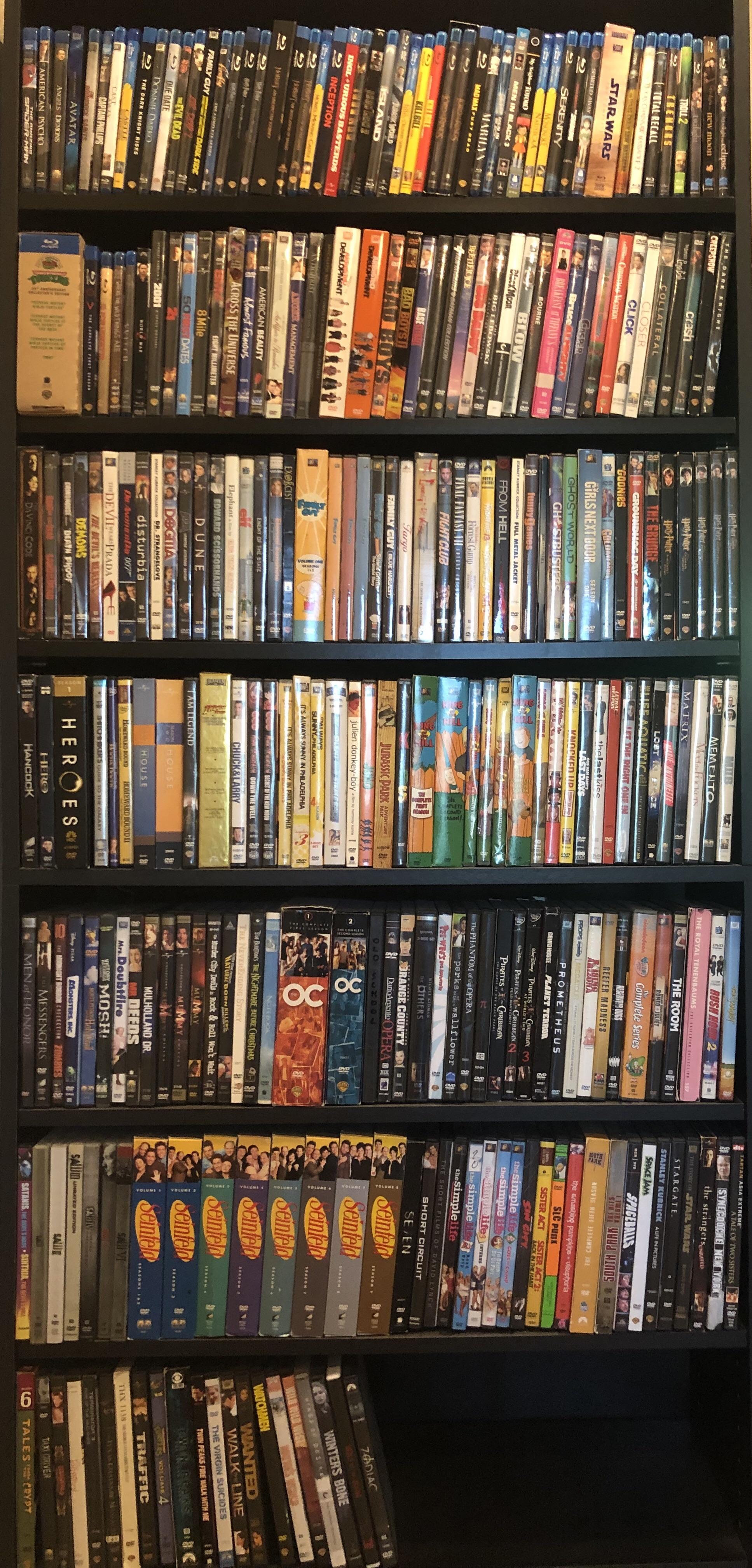 My collection! 68 Bluray, 233 dvd r/dvdcollection