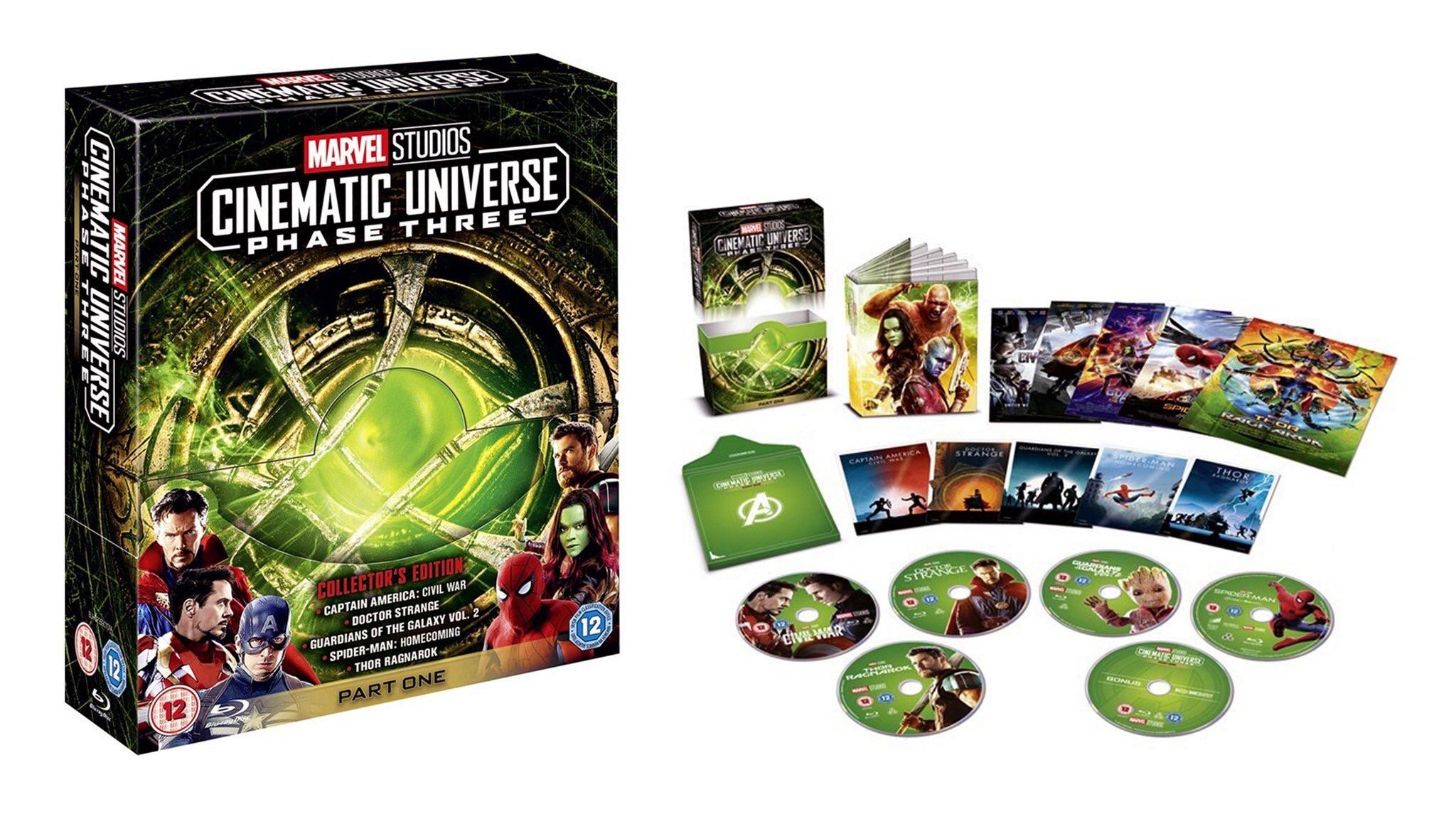 MARVEL CINEMATIC UNIVERSE PHASE 3 PART ONE BOX SET r/marvelstudios