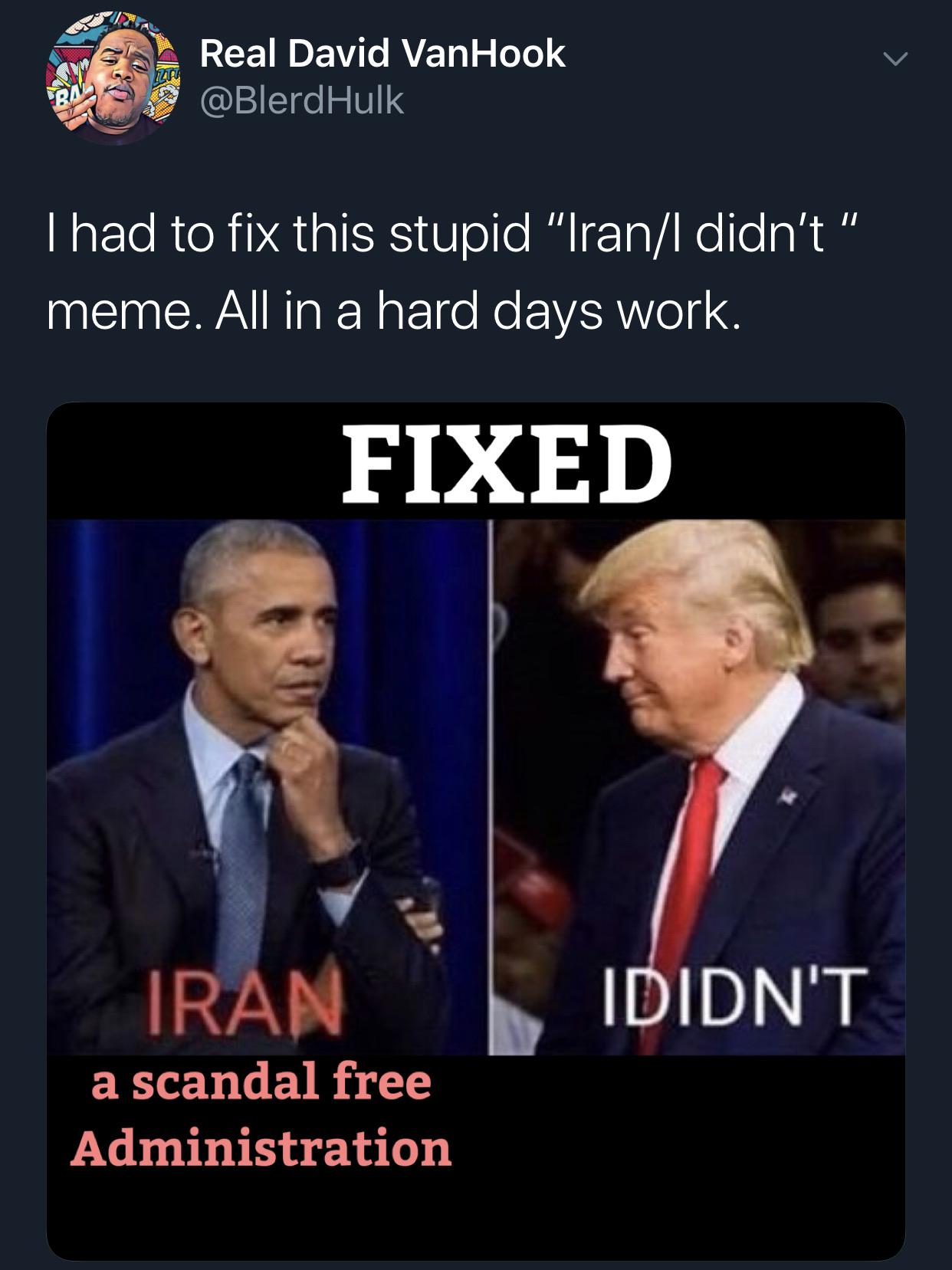 Trump supporters meme game be trash. BlackPeopleTwitter