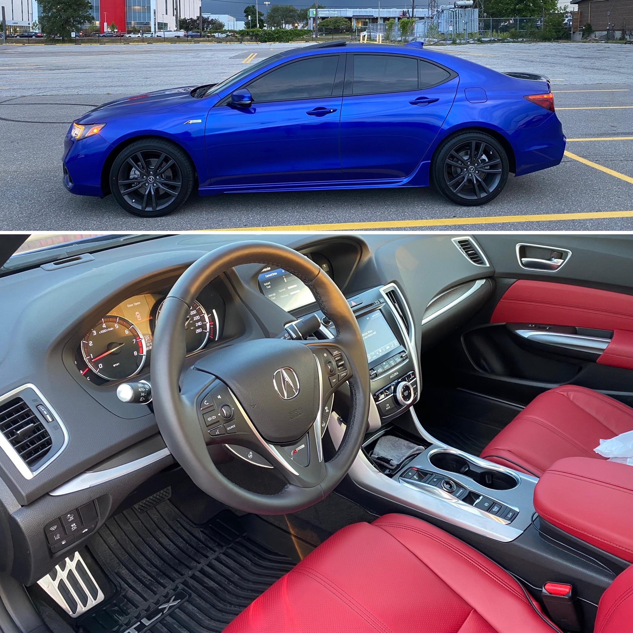 Picked up this new 2020 TLX A-Spec this week, and just had it tinted! 😍