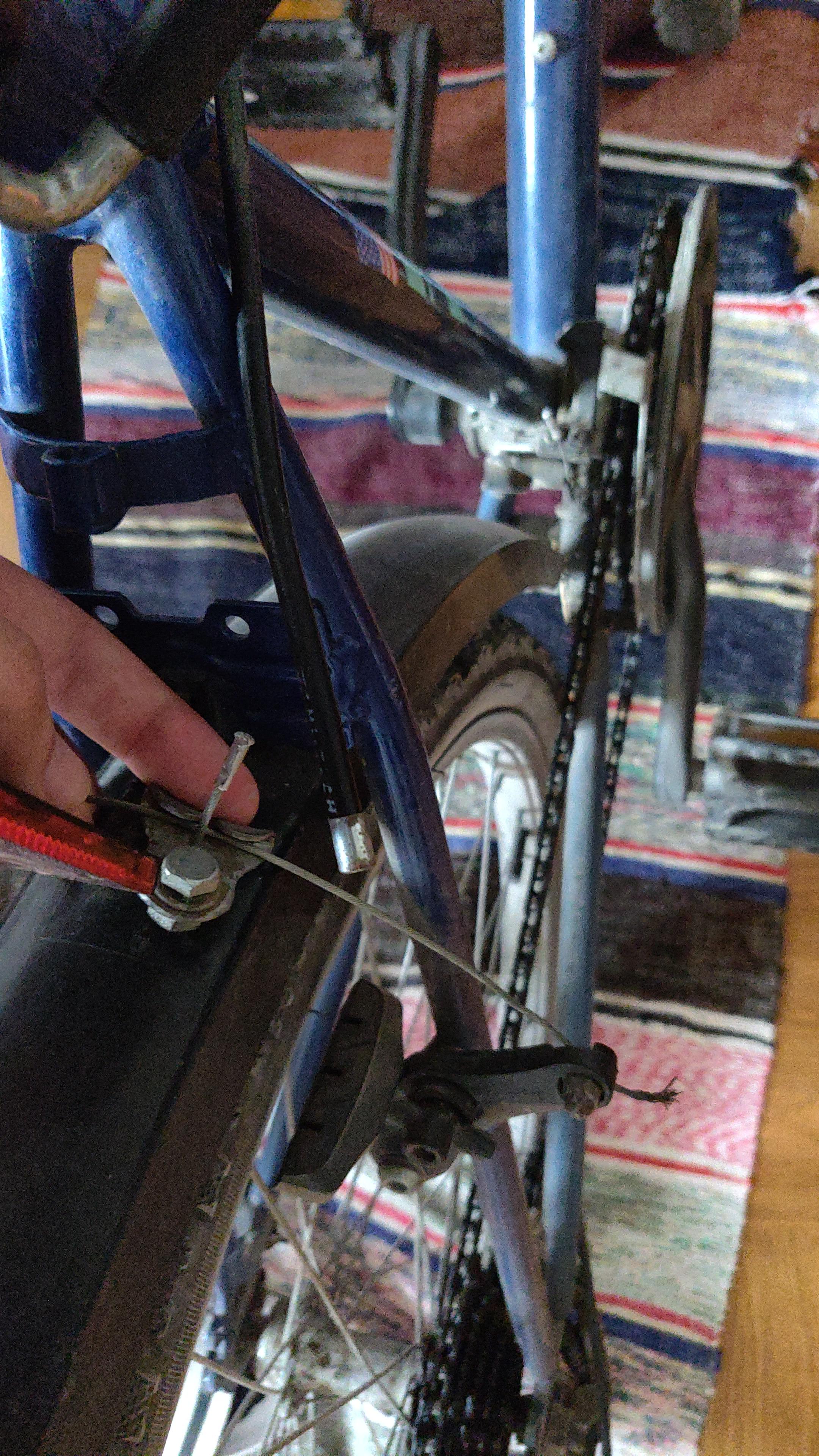 During my ride, my brakes suddenly stopped working. I think something