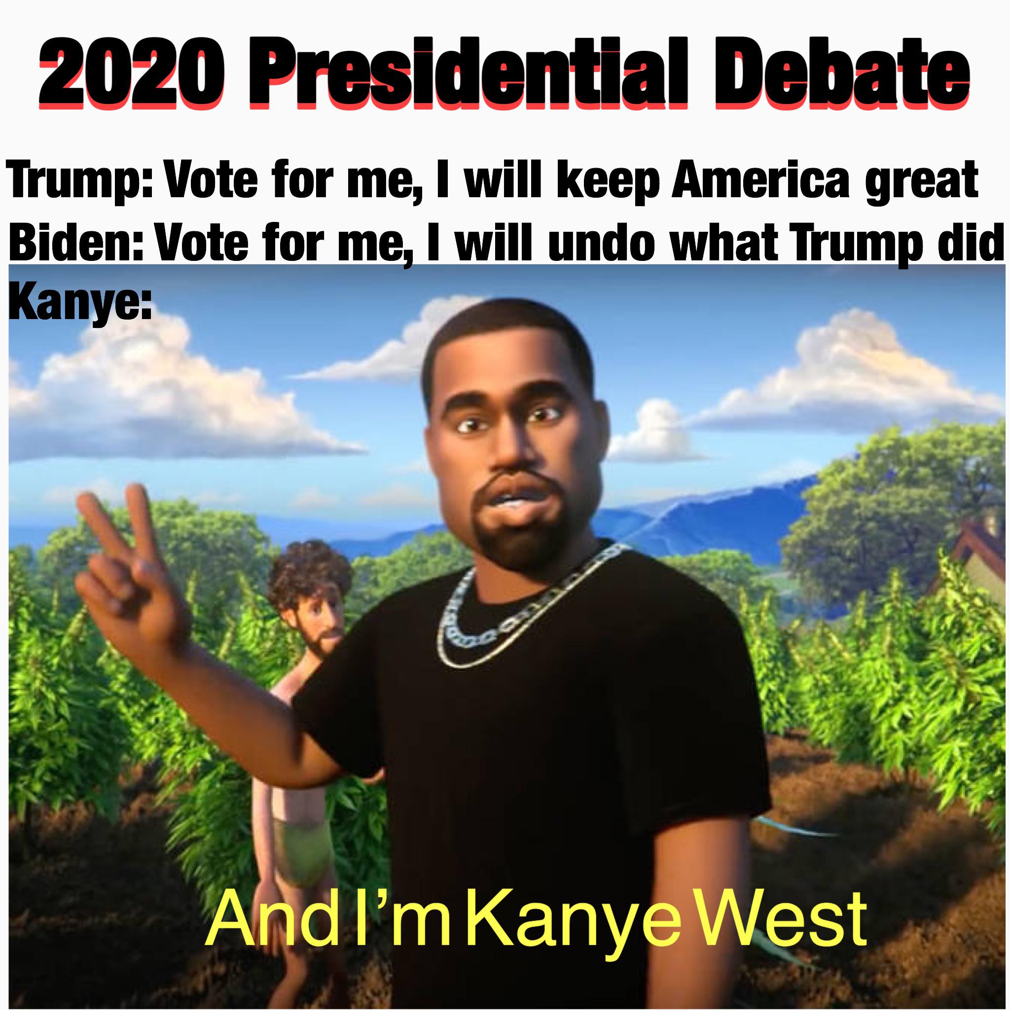 2020 presidential debate memes
