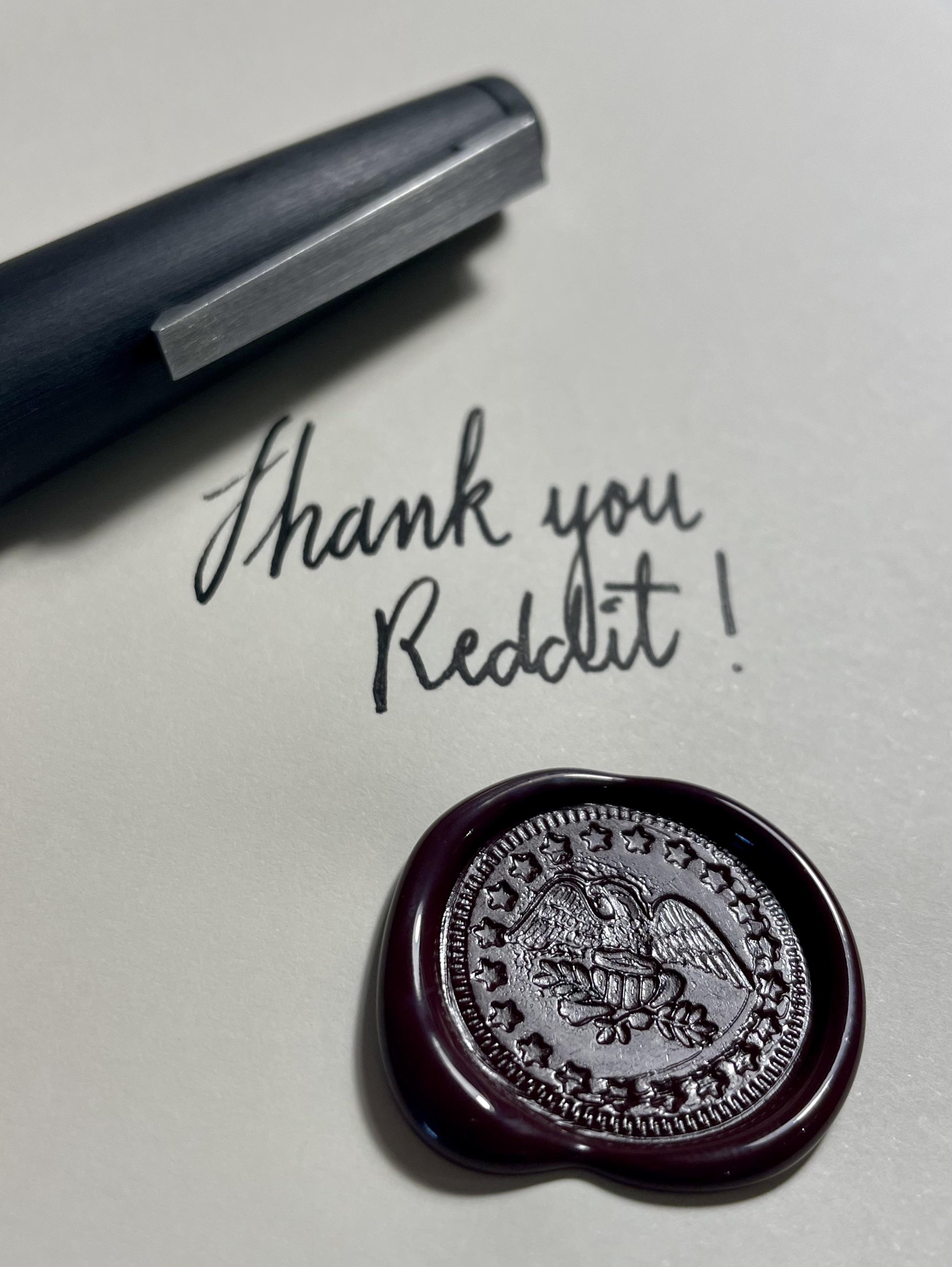 Official Stamp + Permanent Ink + Bauhaus Pen! r/fountainpens