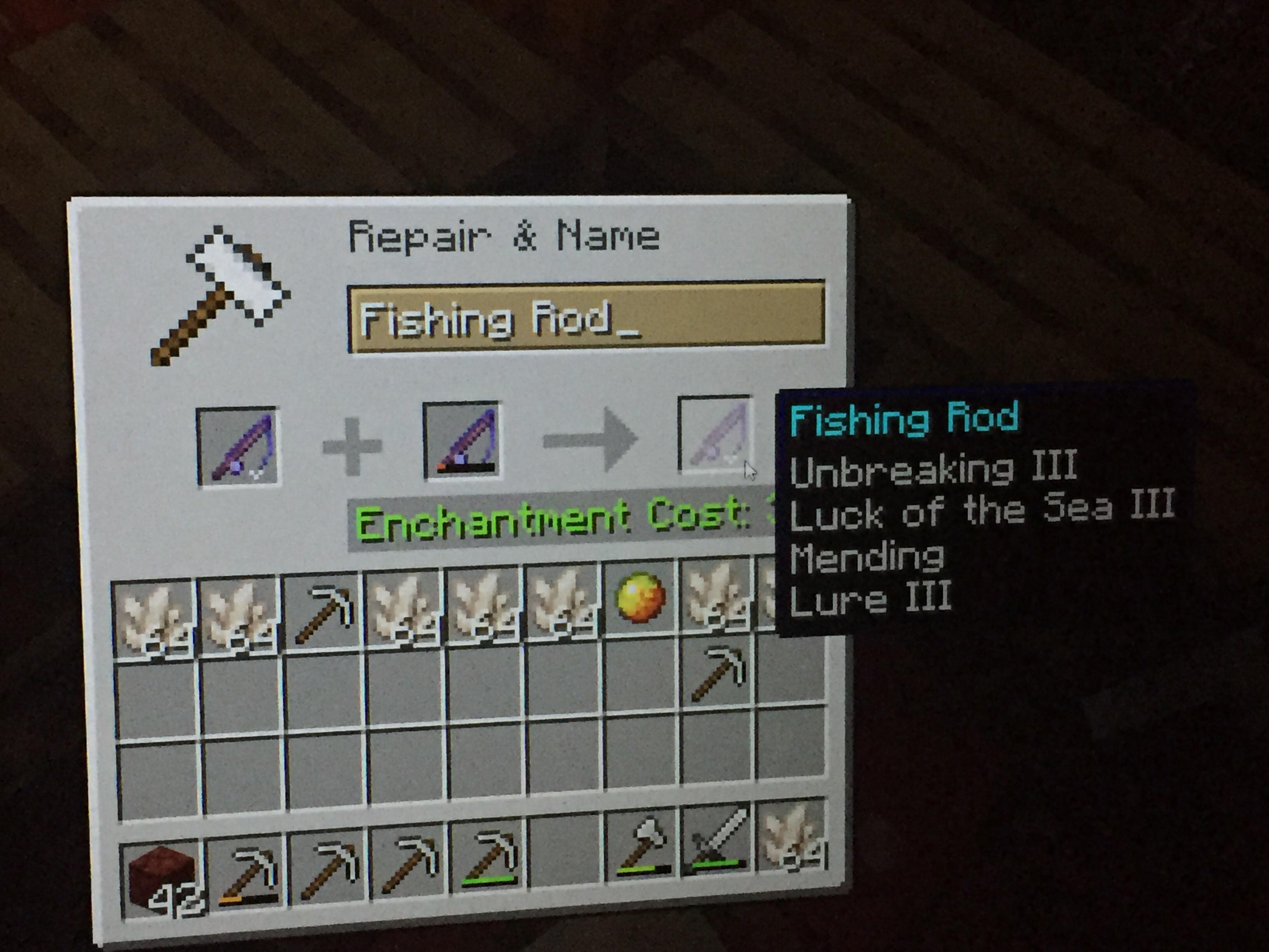 How To Make A Fishing Rod In Mc