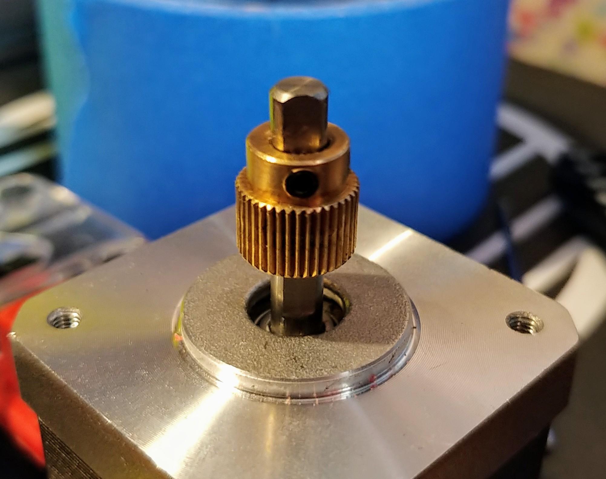 Motor gear nut stripped. r/ender3