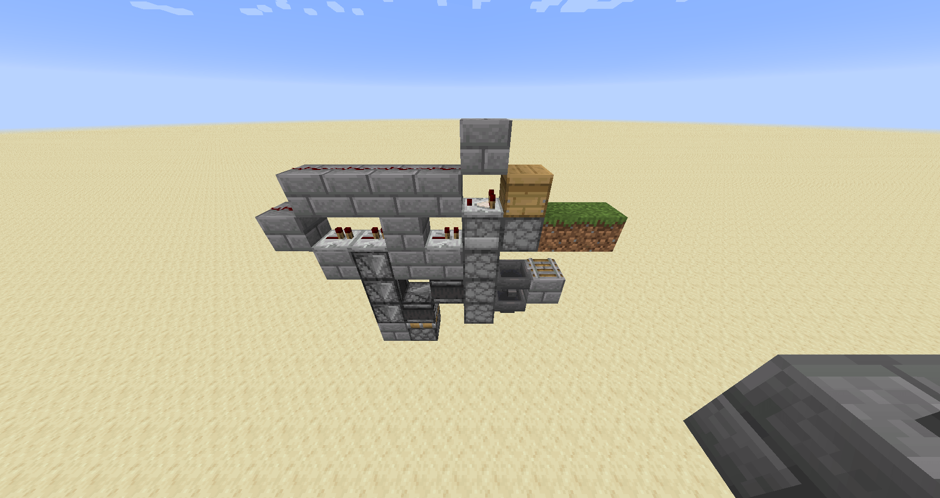 I designed a tileable automatic bee farm! Minecraft