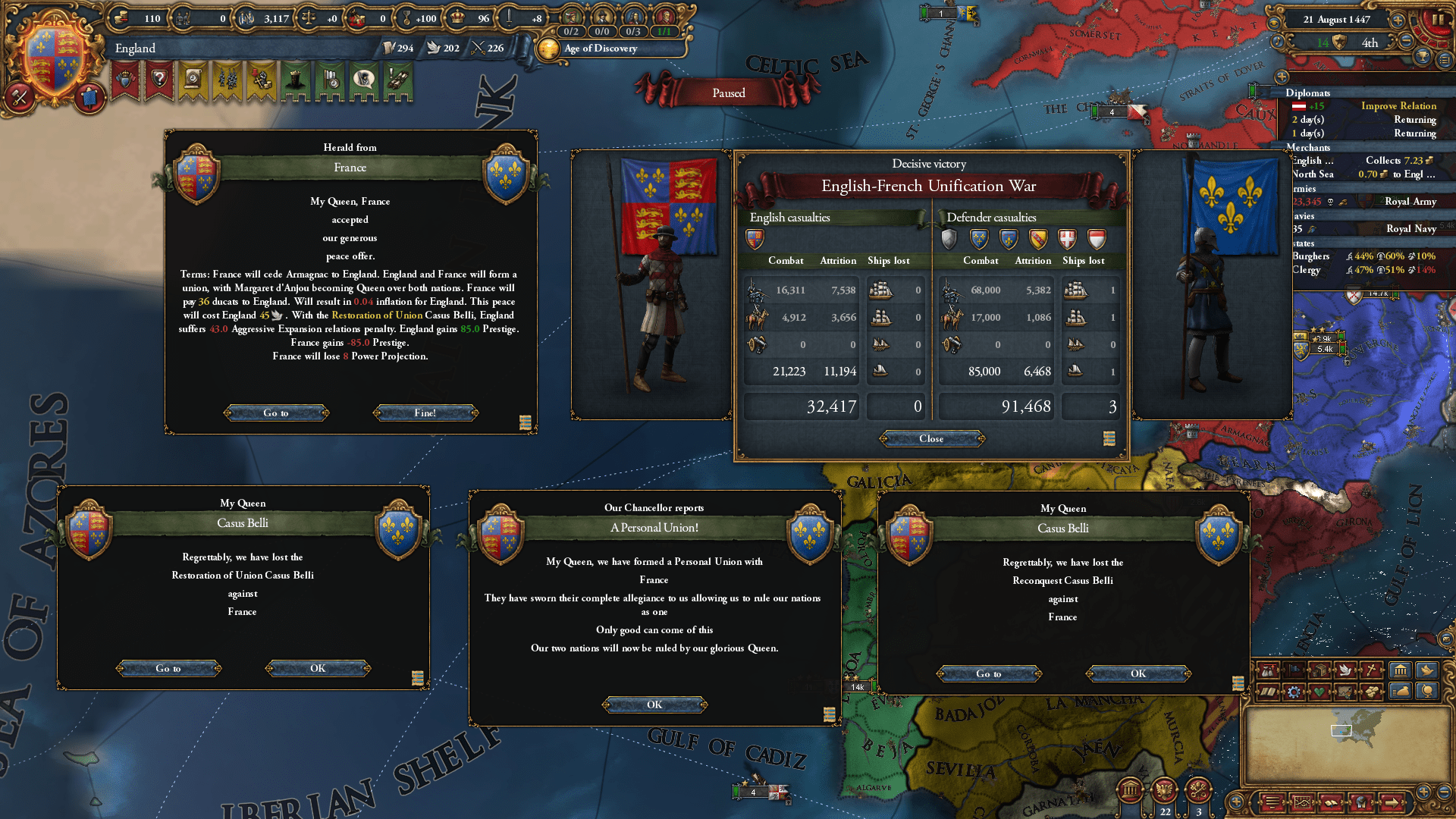 Winning the 100 years war eu4