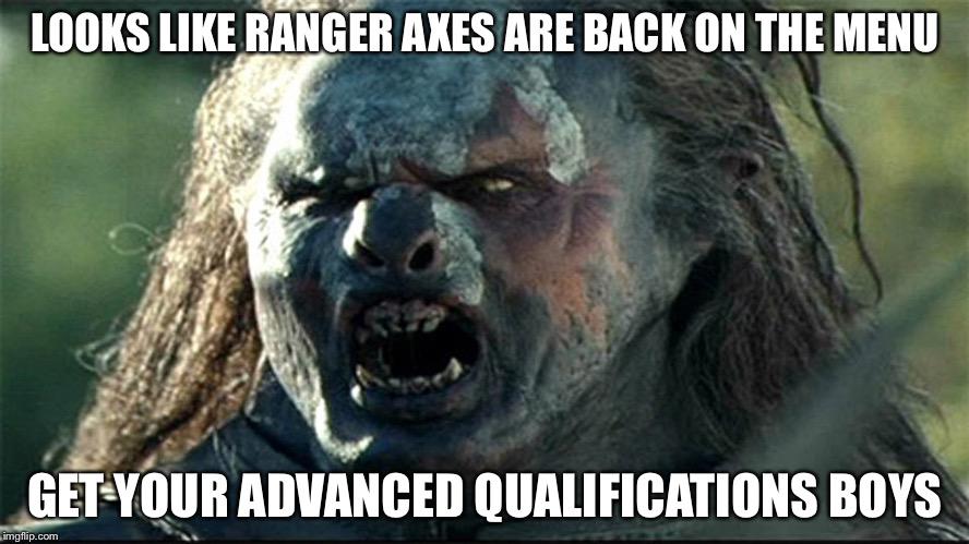 WOOHOO! After 50 years, a tradition returns to them Ranger department