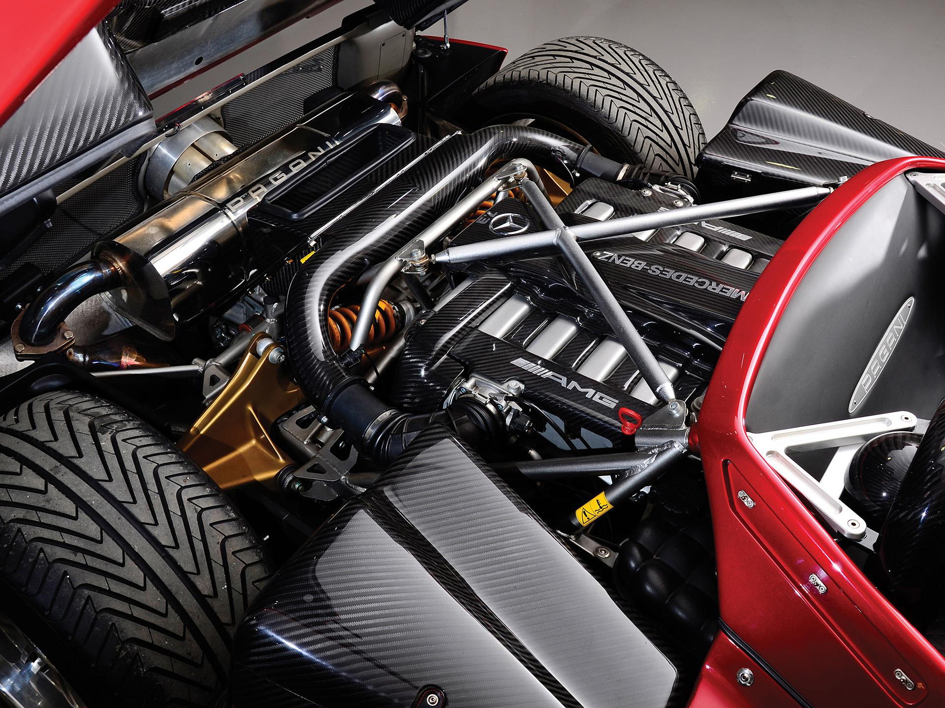 2003 Pagani Zonda Roadster V12 Engine [1920 x 1440] : r/carporn