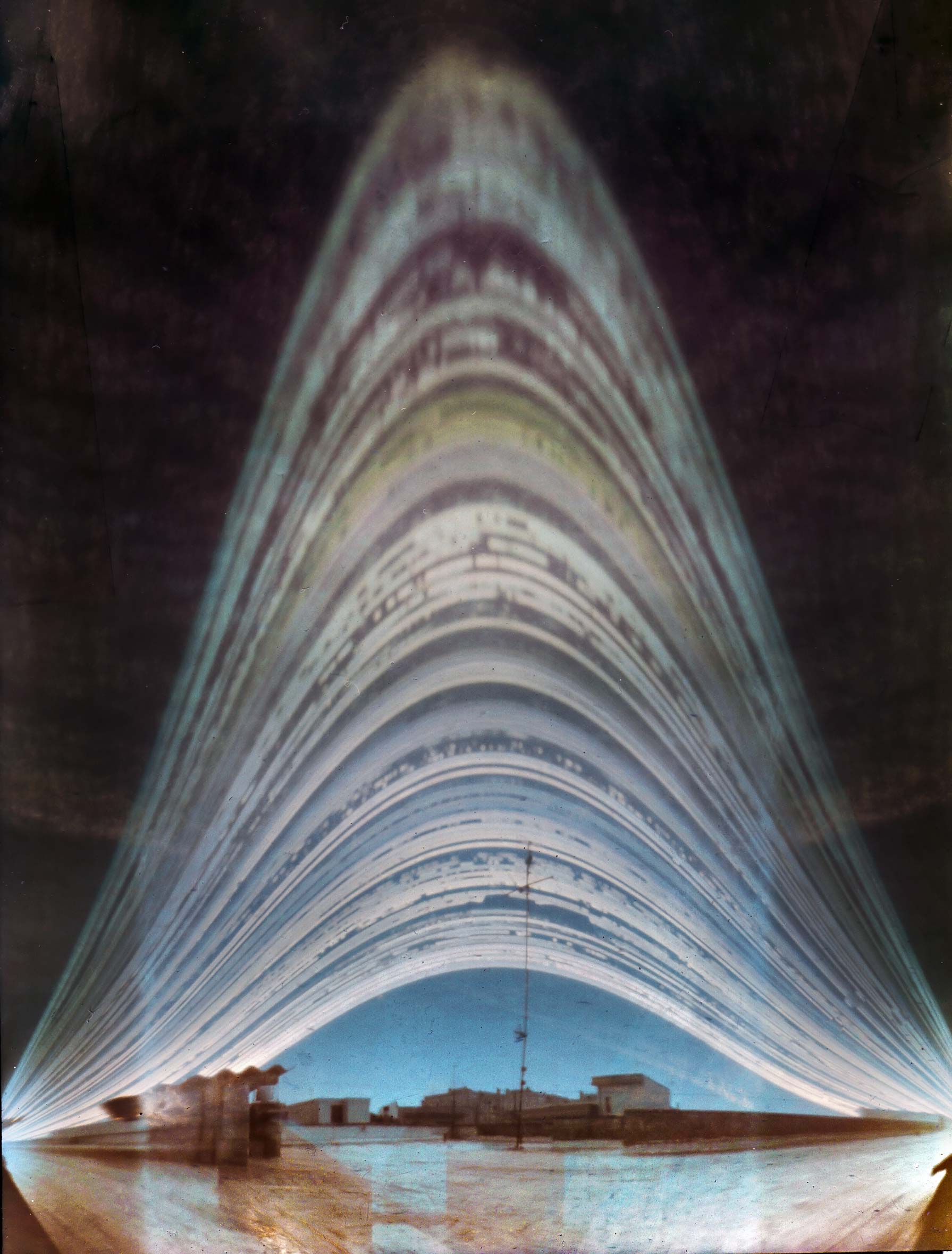 A photo with an exposure time of 6 months, showing the apparent