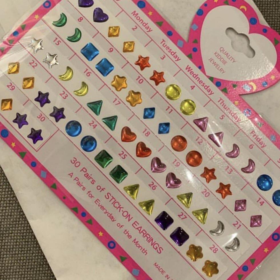 These sticker earrings r/nostalgia